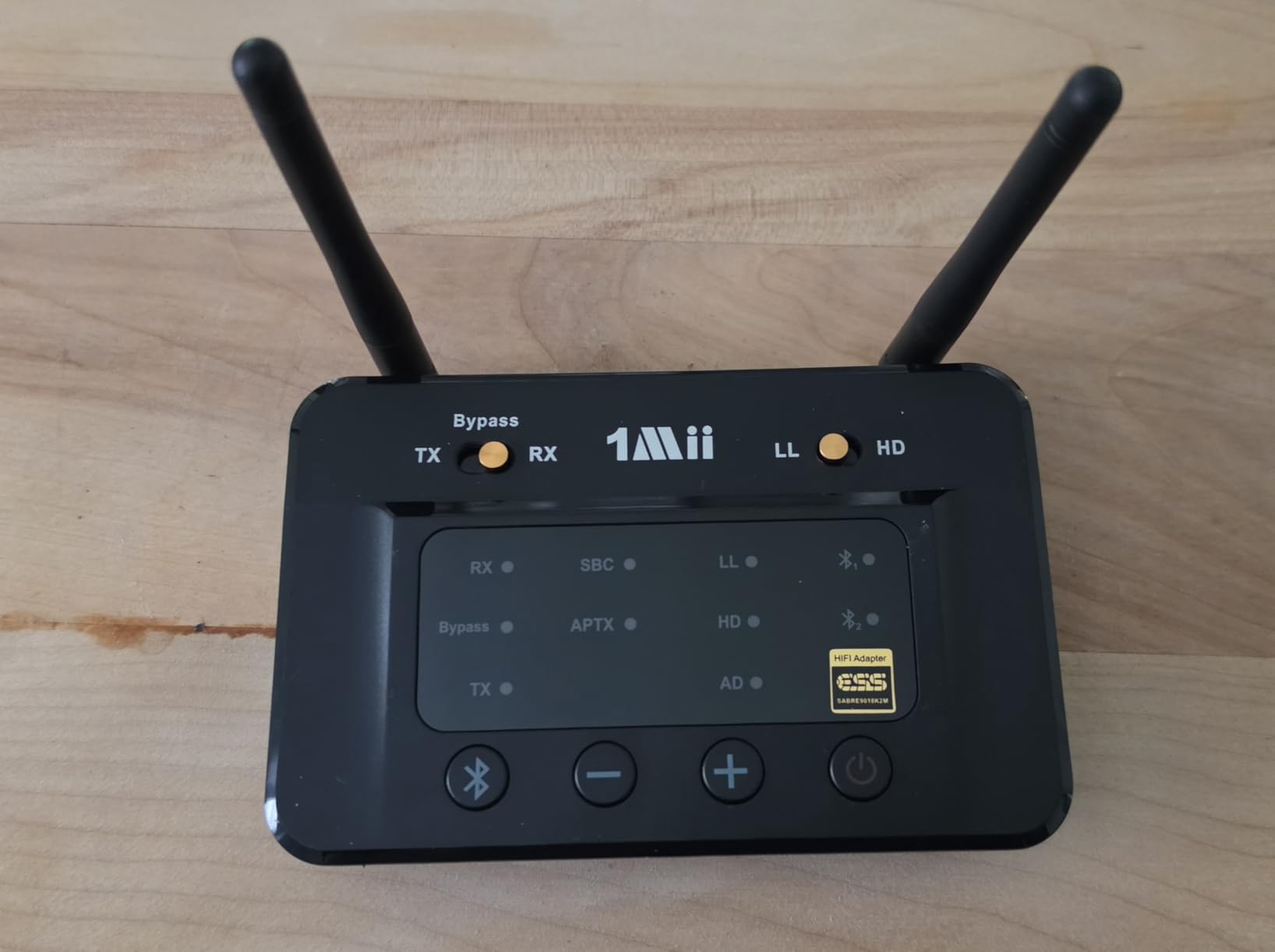 1Mii B03Pro Bluetooth 5.3 Transmitter Receiver for TV Home Stereo | Wireless Audio Adapter with Audiophile DAC & aptX Low Latency/HD/Adaptive, Volume Control, Dual Link, Optical RCA 3.5mm AUX customer photo 2