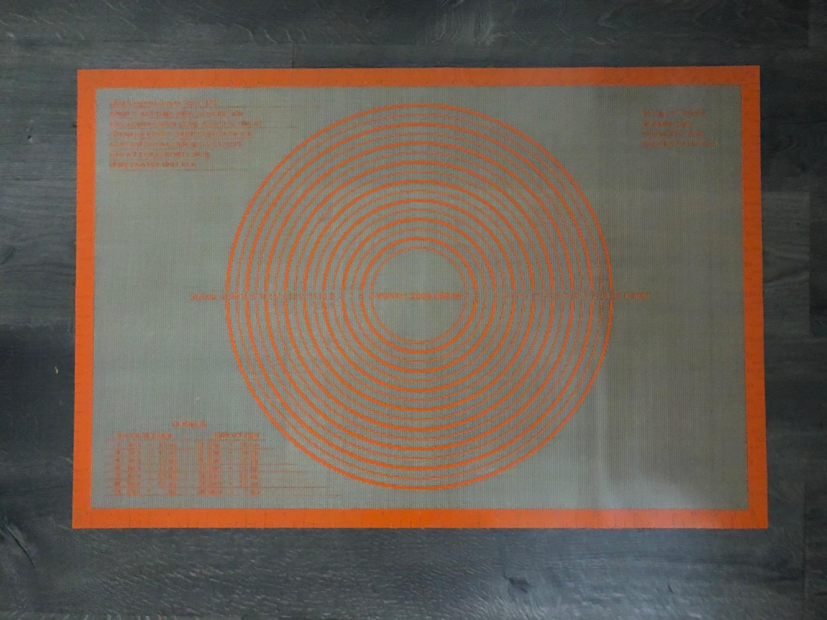 Silicone Pastry Mat 36x24 Inch Nonstick Baking Mat, Non-Stick for Dough, Pastry, Pizza, Fondant customer photo 2