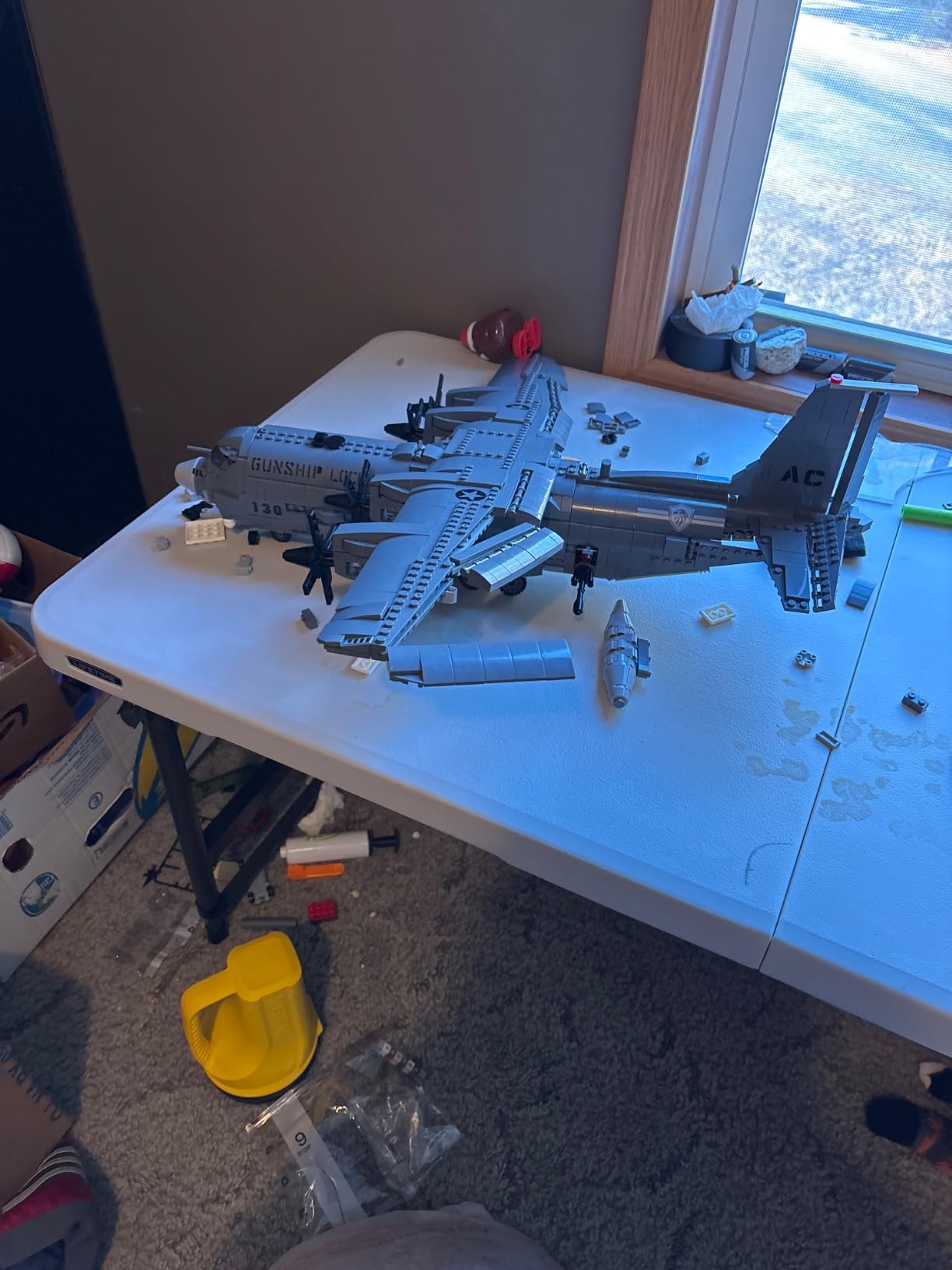 General Jim's AC-130 Hercules Gunship Building Block Set – 1,713 Pieces – Detailed Ground-Attack Aircraft Model Bricks Set - Compatible with Major Brands customer photo 2