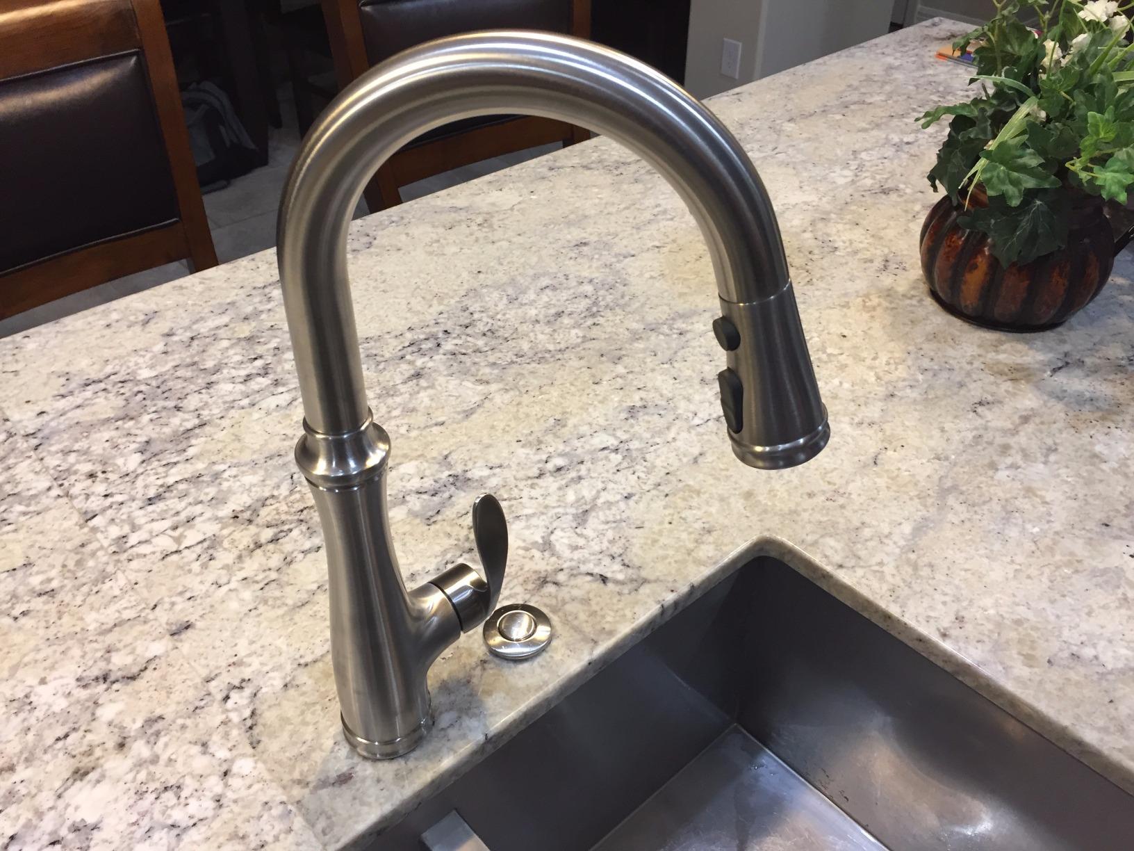 KOHLER K-29108-VS Bellera Touchless Kitchen Faucets with Pull Down Sprayer, Touchless Kitchen Sink Faucets, Vibrant Stainless customer photo 2