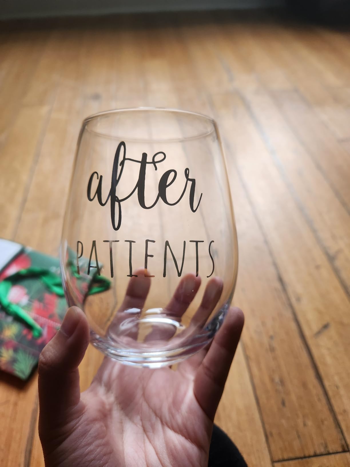 Before Patients, After Patients 11 oz Coffee Mug and 18 oz Stemless Wine Glass Set Gifts for Nurses customer photo 2