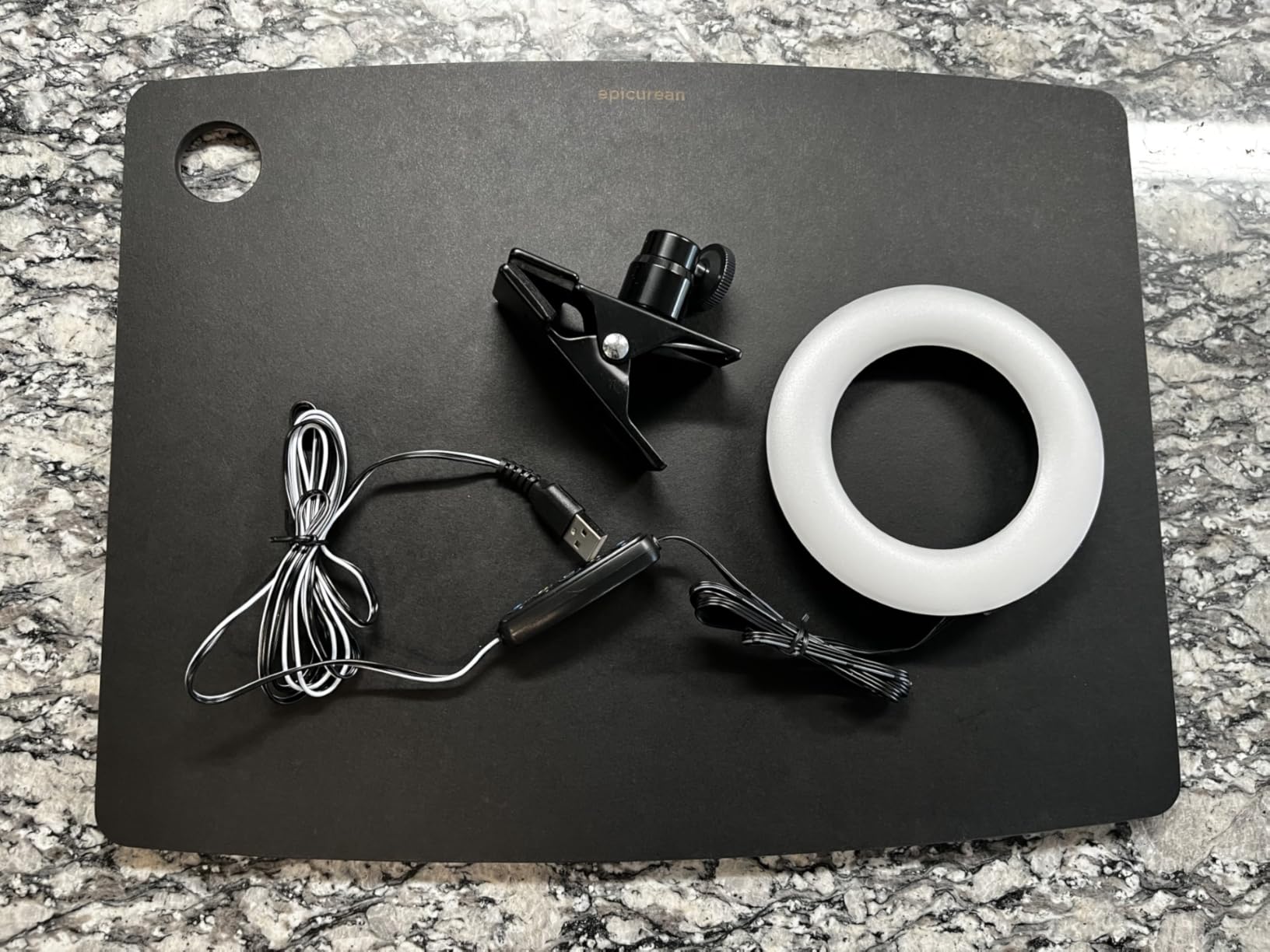 Cyezcor Video Conference Lighting Kit, Ring Light for Monitor Clip On customer photo 2