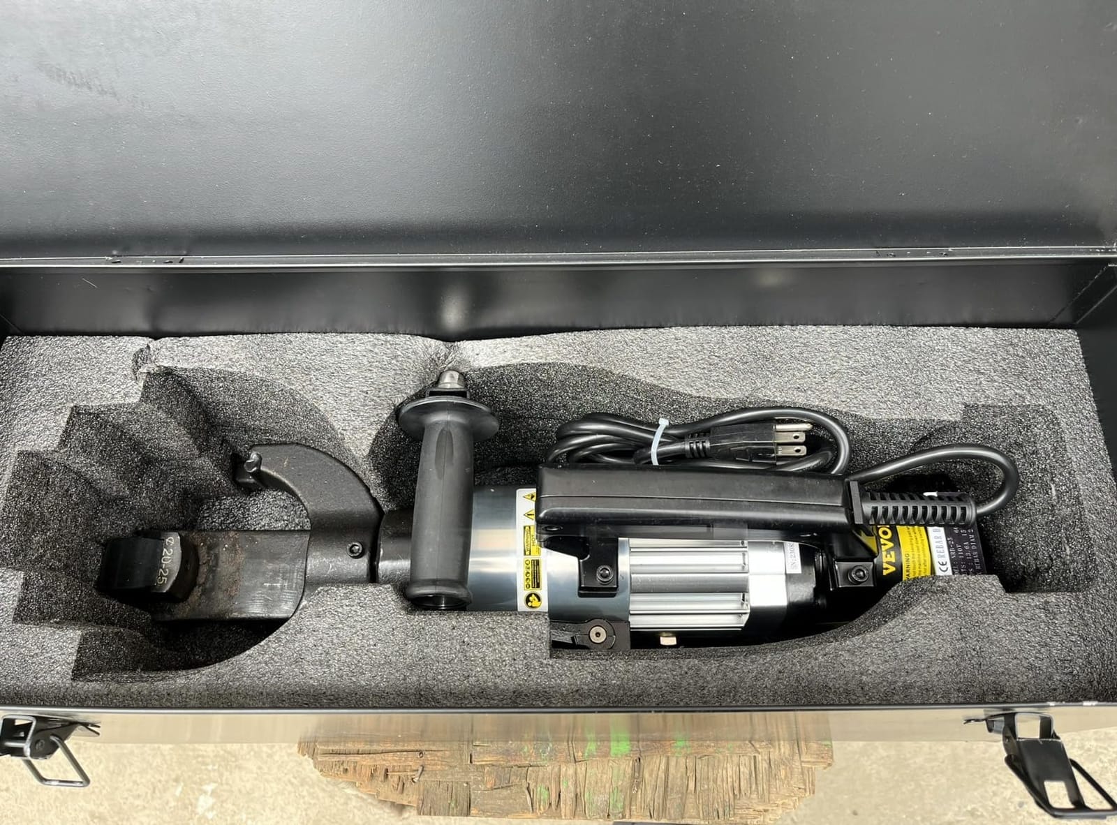 VEVOR 1.5KW Electric Rebar Bender, 1''(25mm) Hydraulic Electric Hand Held Rebar Bender, 110V customer photo 2