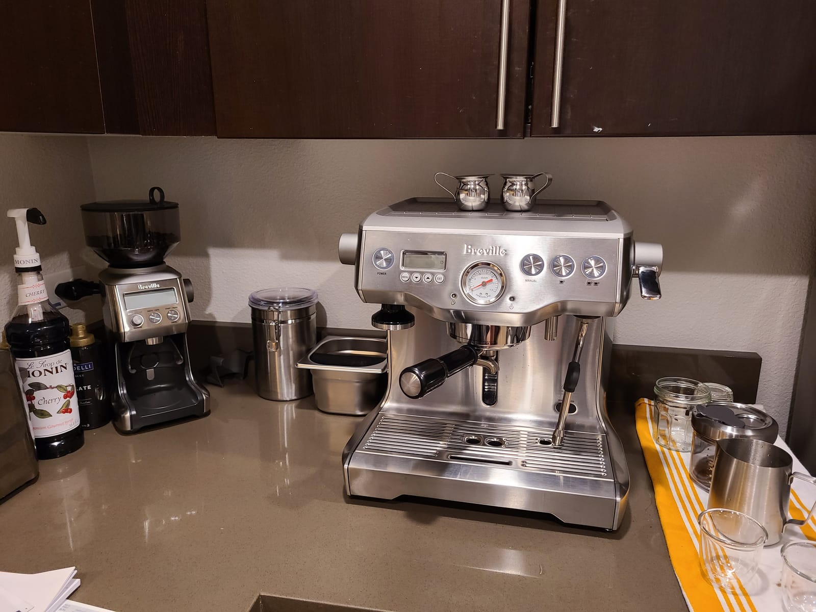 Breville Dynamic Duo Espresso Machine Bundle | Dual Boiler + Smart Grinder Pro | Stainless Steel | BEP920BSS customer photo 2