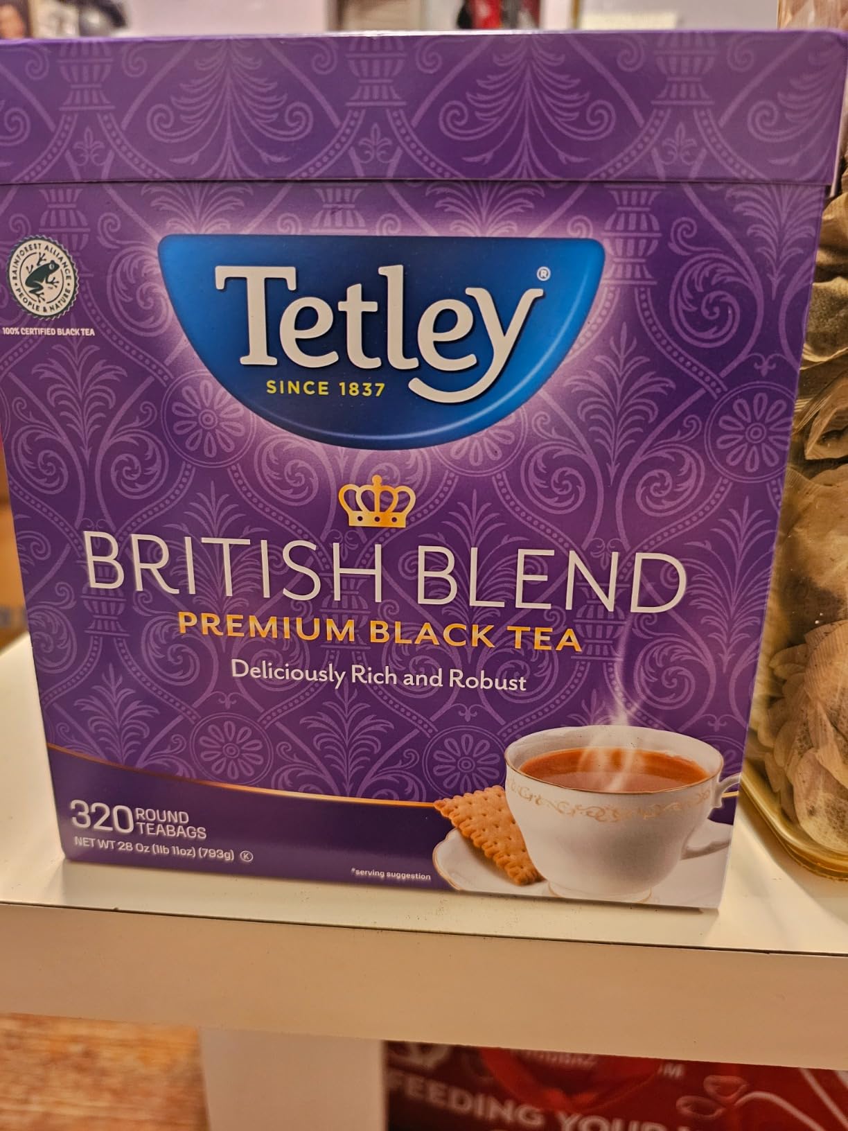 Tetley, British Blend Black Tea, 320 Count, Hot or Iced, Rich & Robust Black Tea customer photo 2