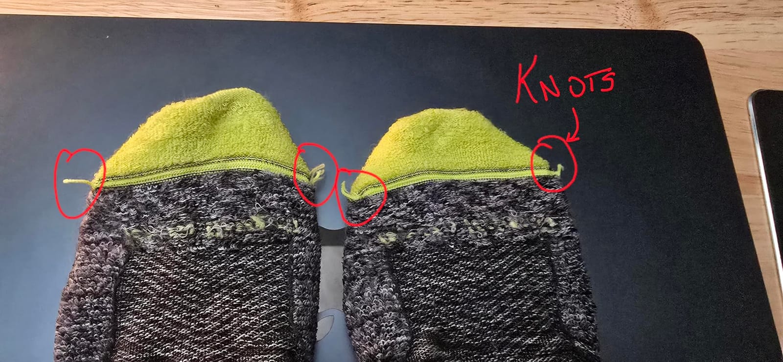 Darn Tough Vermont Men's Run No Show Tab Ultra-Lightweight with Cushion Merino Wool Socks customer photo 1