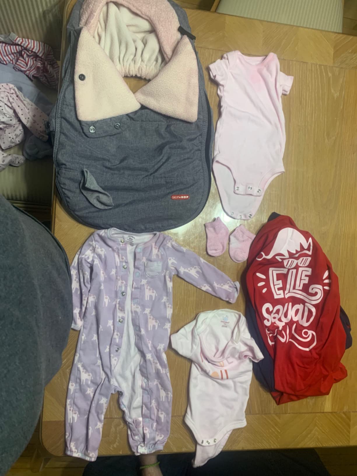 IFFEI Family Christmas Pajamas Matching Sets with Graphic Tops and Pockets customer photo 2