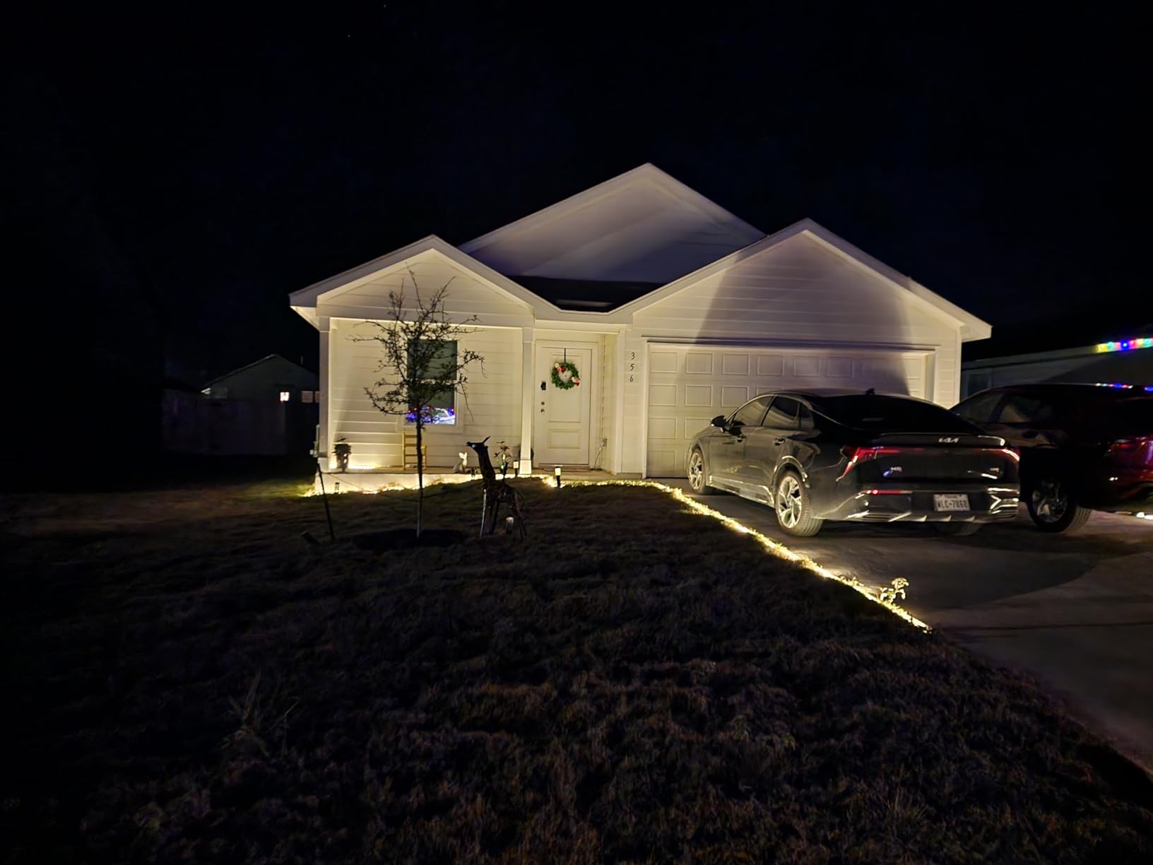 UltraPro 50 Foot LED Rope Lights, Clear Rope, Warm White 3000K, Outdoor customer photo 2