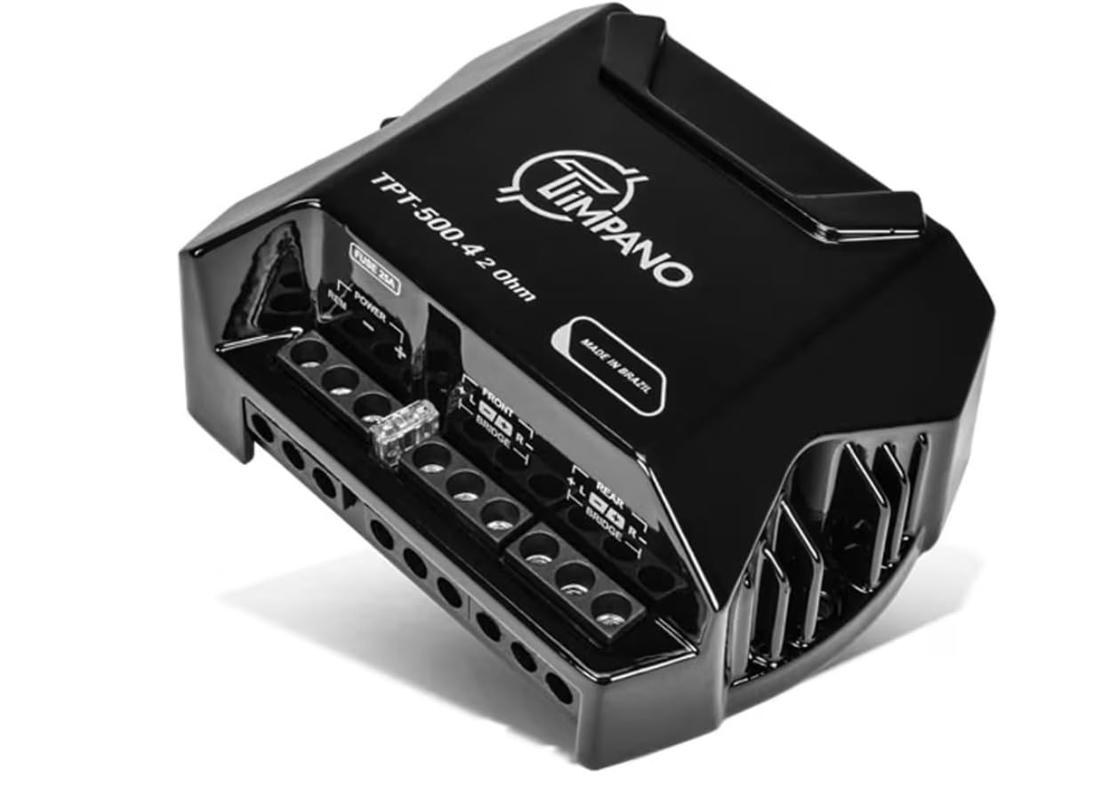 Timpano TPT-500.4 Mini Compact 4 Channel Car Audio Amplifier 400W 2 Ohm | Small Mini Car Stereo Amp 12 Volts Full Range Class D - Bridgeable Car Amplifier customer photo 2