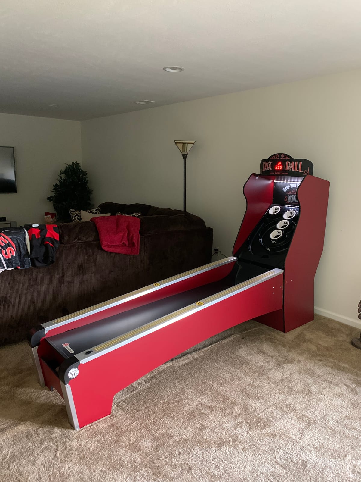Skee-Ball Deluxe - Arcade Table Machine Game for Home, Basement, and Recreation Rooms - Nostalgic Classic Family Fun of Roll and Score customer photo 2