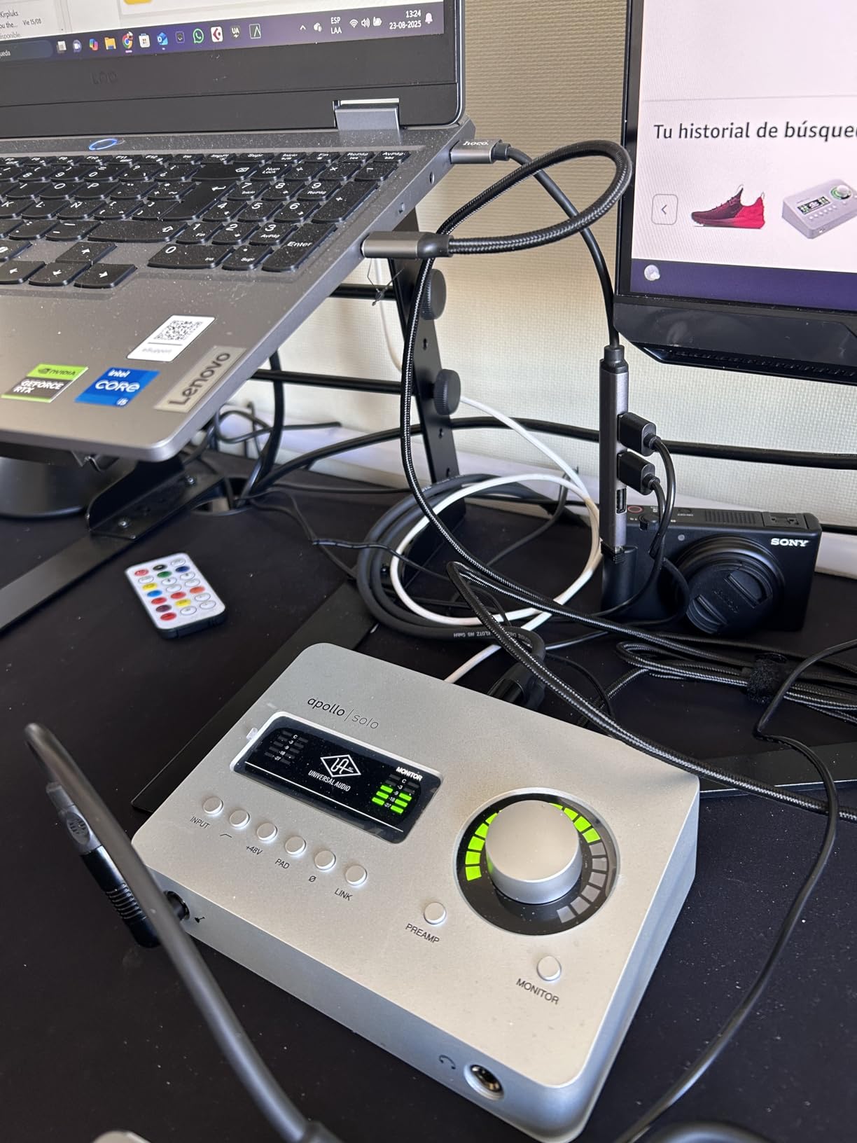 Universal Audio Apollo Solo Heritage Edition Thunderbolt 3 Audio Interface customer photo 1