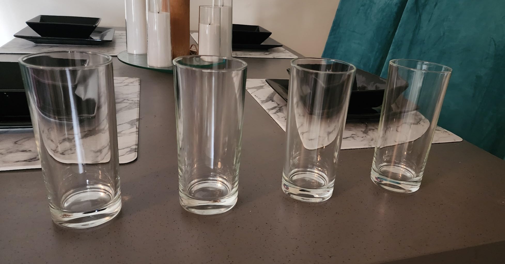 Godinger Old Fashioned Whiskey Glasses, Italian Made Drinking Glasses, Glass Cups, Whiskey Gifts - Set of 4 customer photo 2