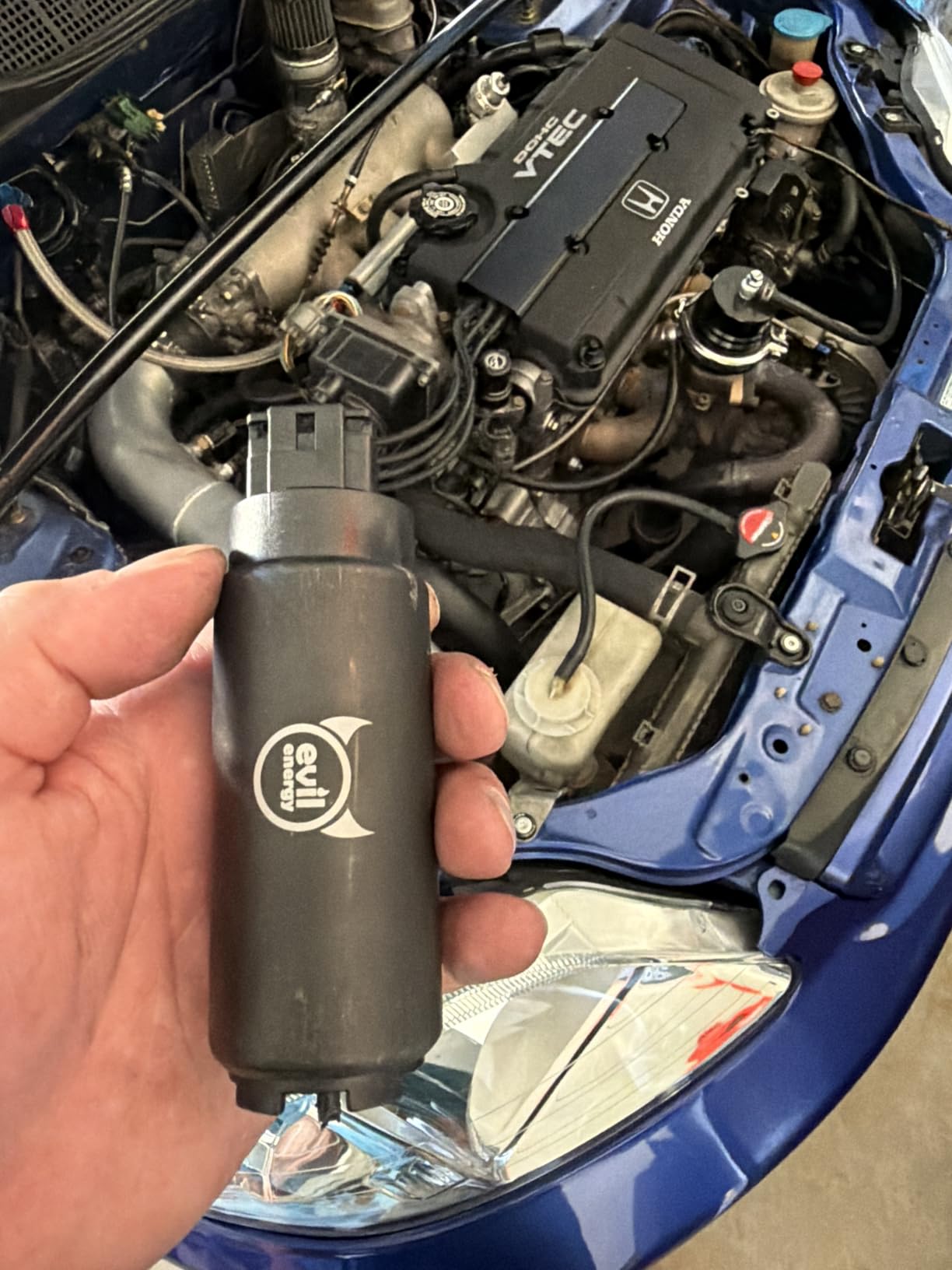 EVIL ENERGY EFI 255LPH Electric Intank Fuel Pump High Flow 43 PSI Kit | 12V DC EFI Systems, Gasoline Only, 15-90 PSI Operating Range, Pressure Set by Regulator customer photo 1