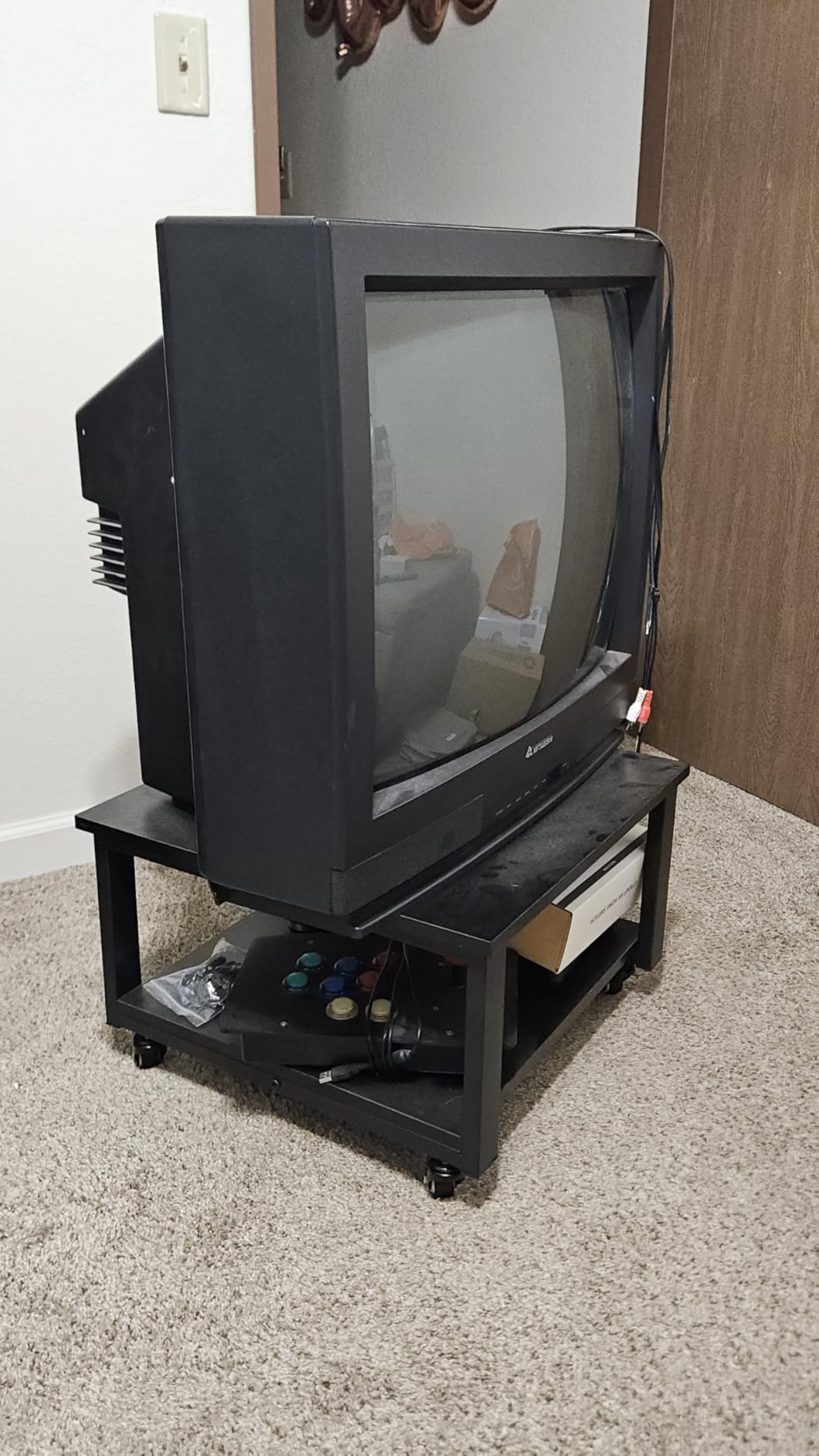 Natwind 2 Tier Laser Printer Stand, 20''x20'' Under Desk Printer Cart, Retro customer photo 1