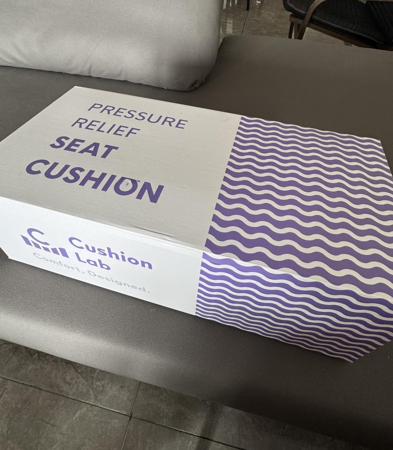 C CUSHION LAB Patented Pressure Relief Seat Cushion for Long Sitting Hours on Office/Home Chair, Car, Wheelchair - Extra-Dense Memory Foam for Hip, Tailbone, Coccyx, Sciatica - Wellness Green customer photo 2
