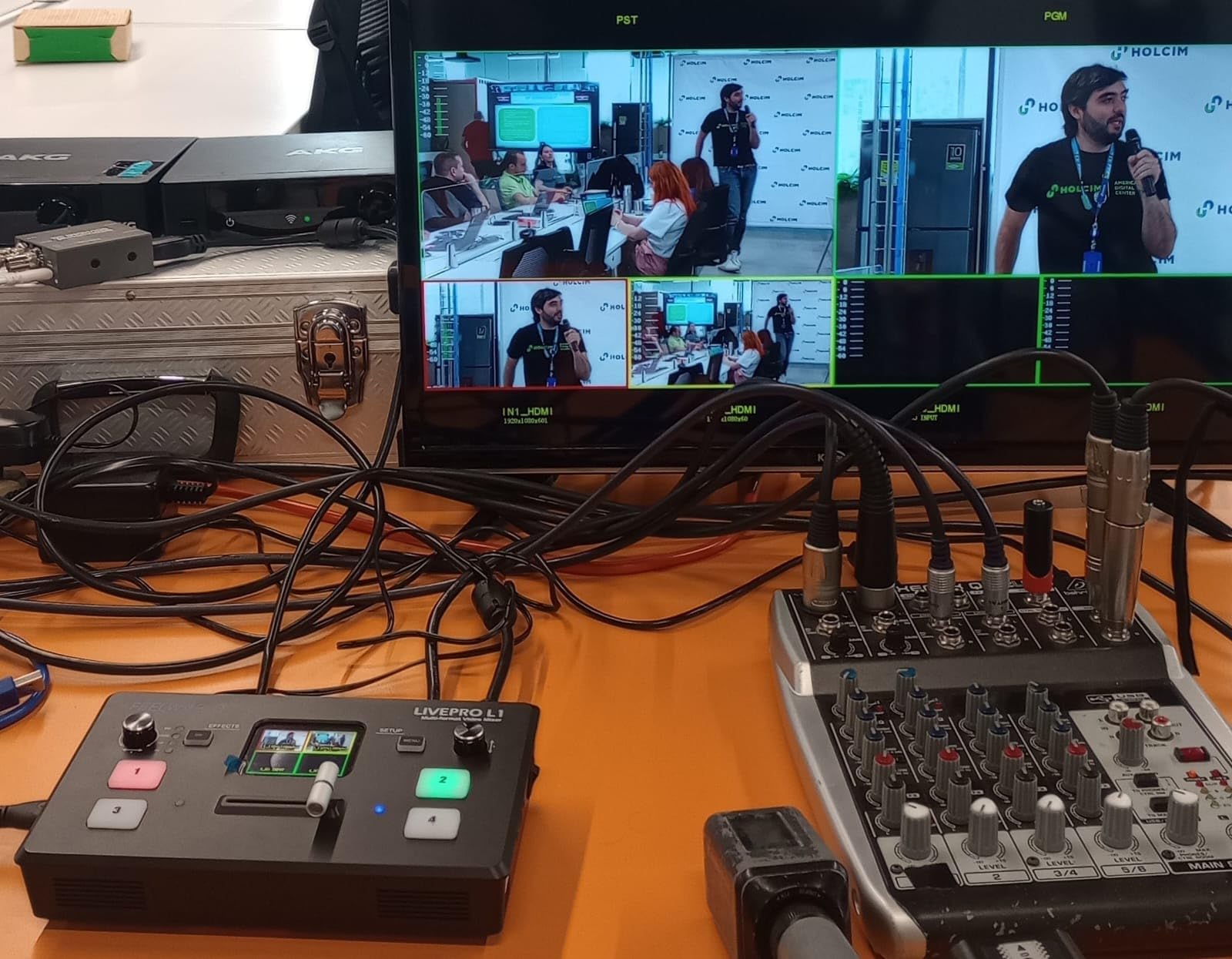 LIVEPRO L1 V1 4X HDMI 1x SDI Multi Camera Video Mixer Switcher | 2