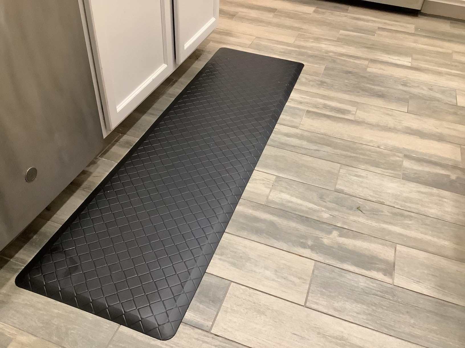 HappyTrends Kitchen Mats for Floor Cushioned Anti-Fatigue Kitchen Rugs | Thick,Soft and Waterproof Non-Slip Mats and Rugs Heavy Duty Ergonomic Comfort Rug for Floor,Office,Sink,Laundry customer photo 2