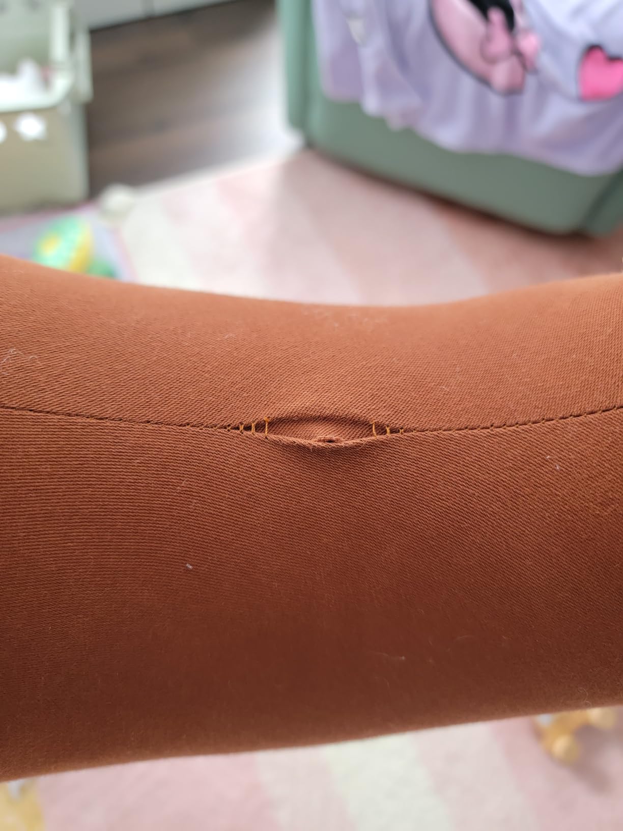 Snuggle Me Organic Baby Nursing Pillow for Breastfeeding - Birch customer photo 1
