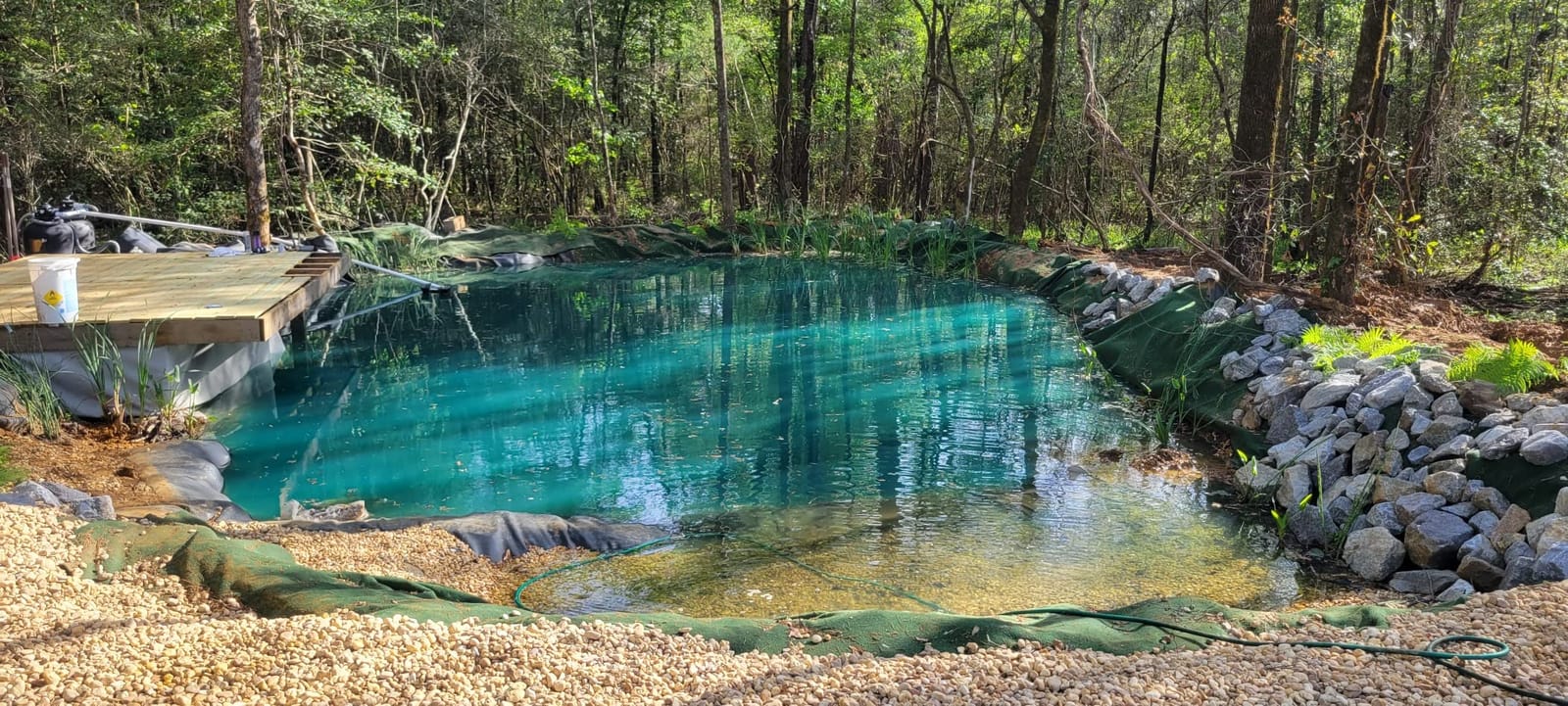 LifeGuard Pond Liner 10 ft. x 15 ft. 45 Mil EPDM Rubber and Underlayment Combo - CLGUG10X15 customer photo 2