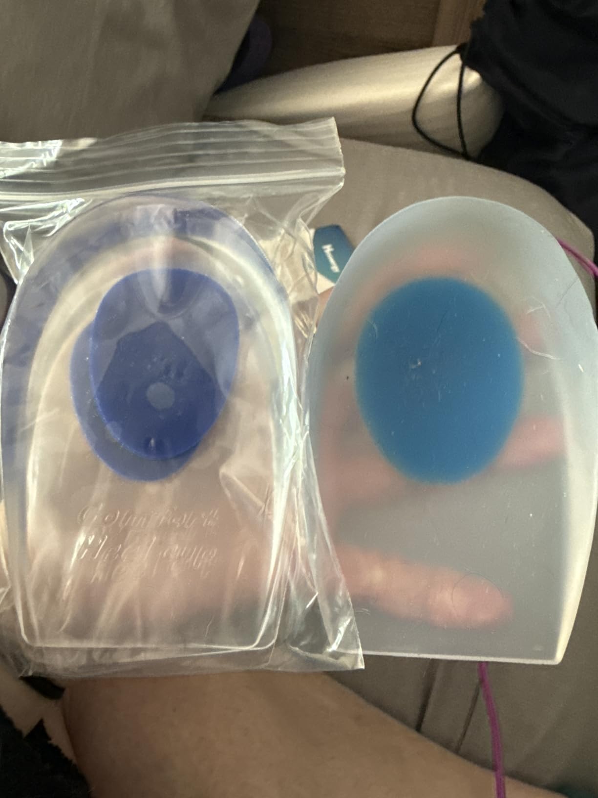 Gel Heel Cups for Heel Pain Relief, Plantar Fasciitis - 2 Pack Inserts | Gel shoe inserts with arch support for Achilles tendonitis, fits women and men, 2 Pack customer photo 2