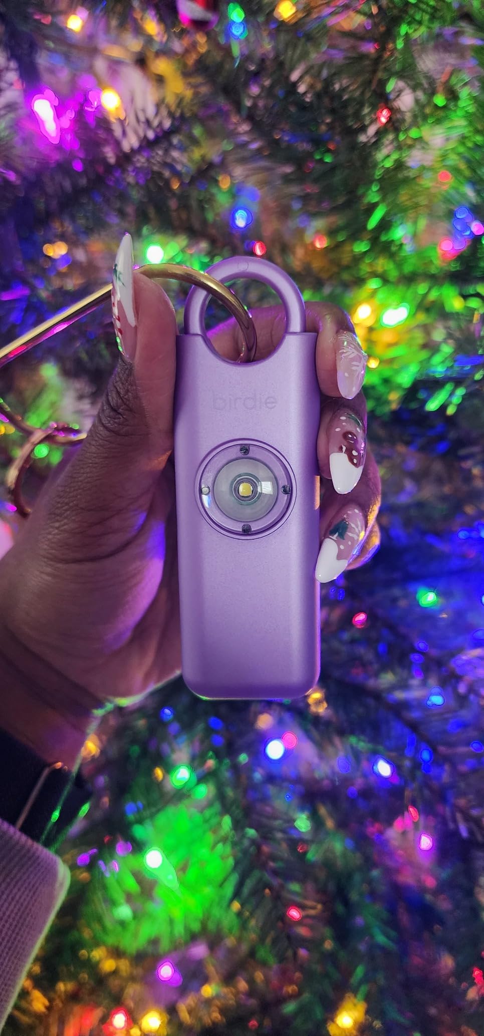 She's Birdie - The Original Personal Safety Alarm for Women by Women - Loud Siren, Strobe Light and Key Chain in a Variety of Colors (Aqua) customer photo 2