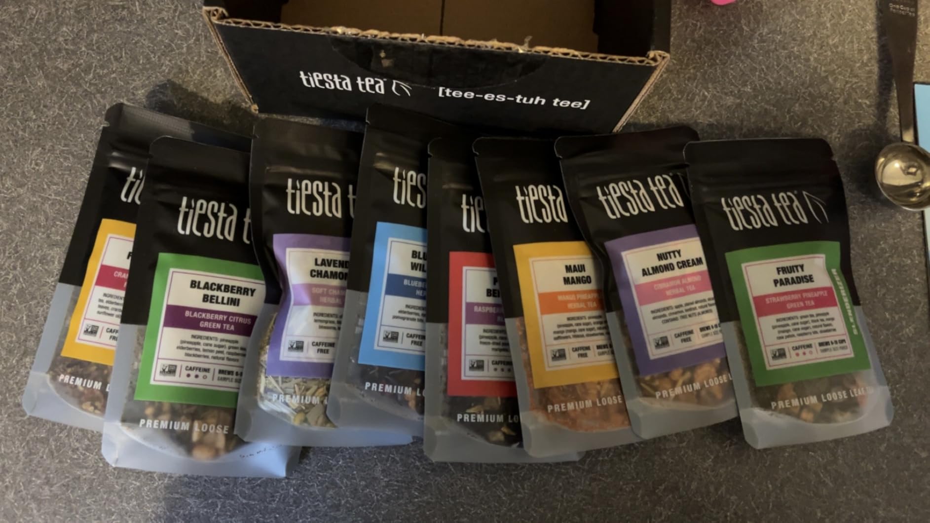 Tiesta Tea Top 8 Favorites Sampler Set, Loose Leaf, Up to 80 Cups Variety Pack customer photo 2