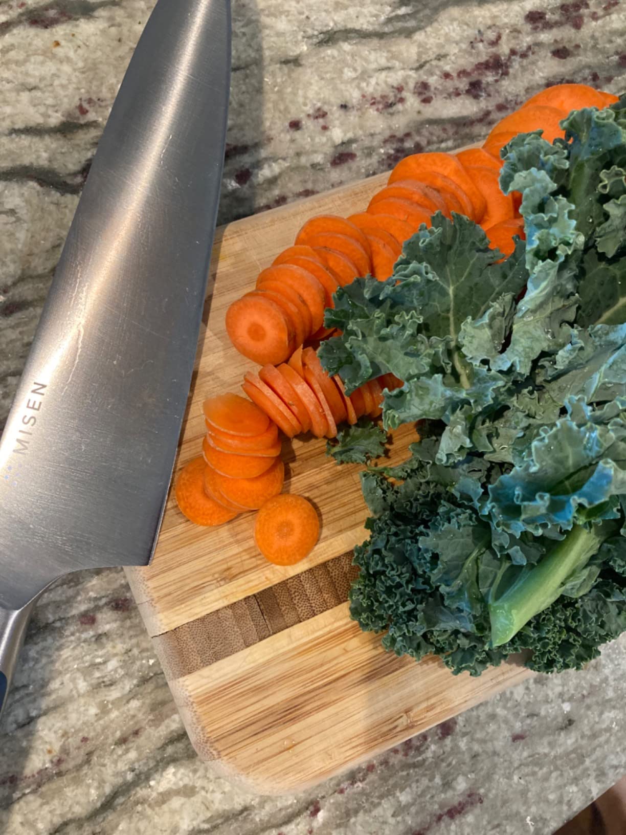 Misen 8 Inch Chef Knife, AUS-10 Japanese Stainless Steel - Gray customer photo 1