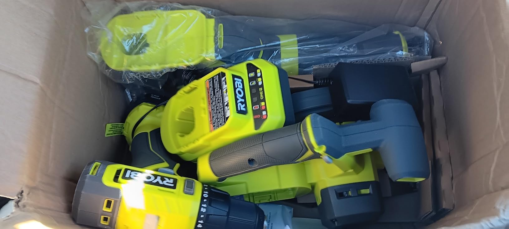 Ryobi 18V ONE+ Lithium-Ion Cordless 3-Tool Combo Kit with (1) 1.5 Ah Battery and Charger customer photo 2