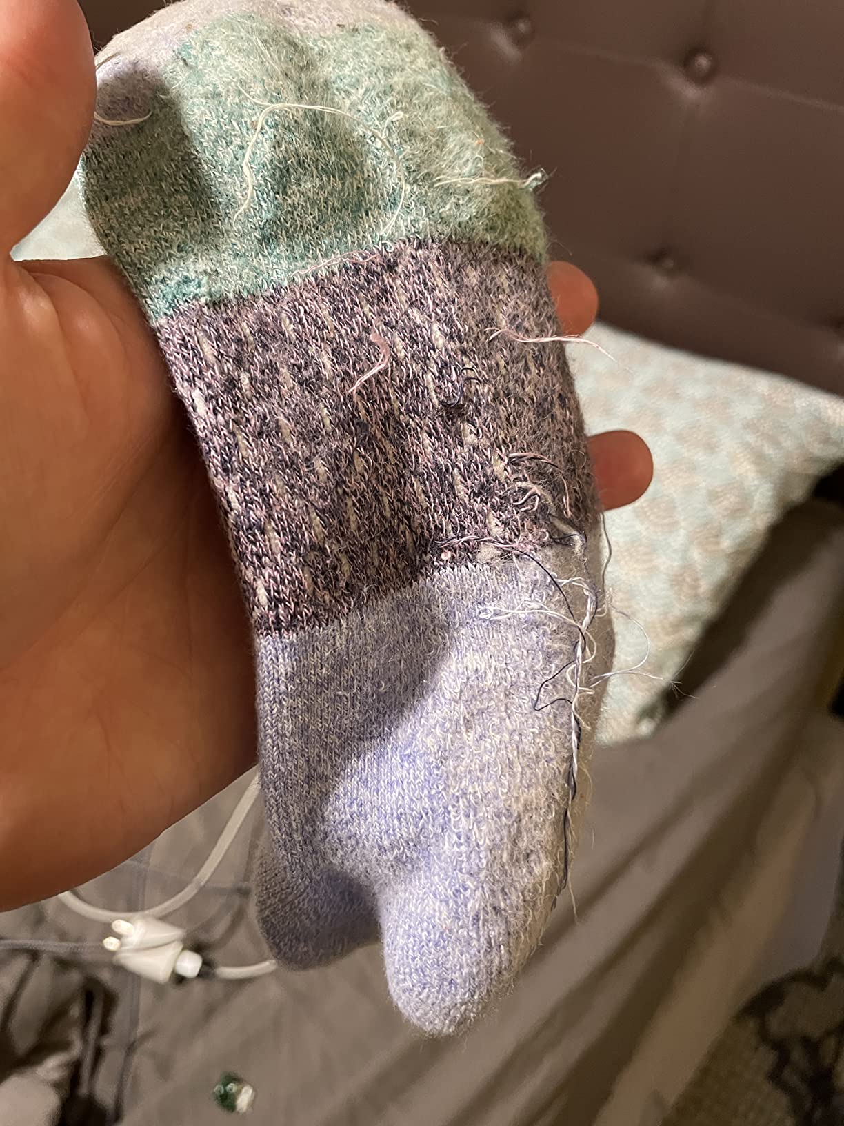 Bombas Women's Ankle Socks (Violet/Fuchsia, Medium) customer photo 2