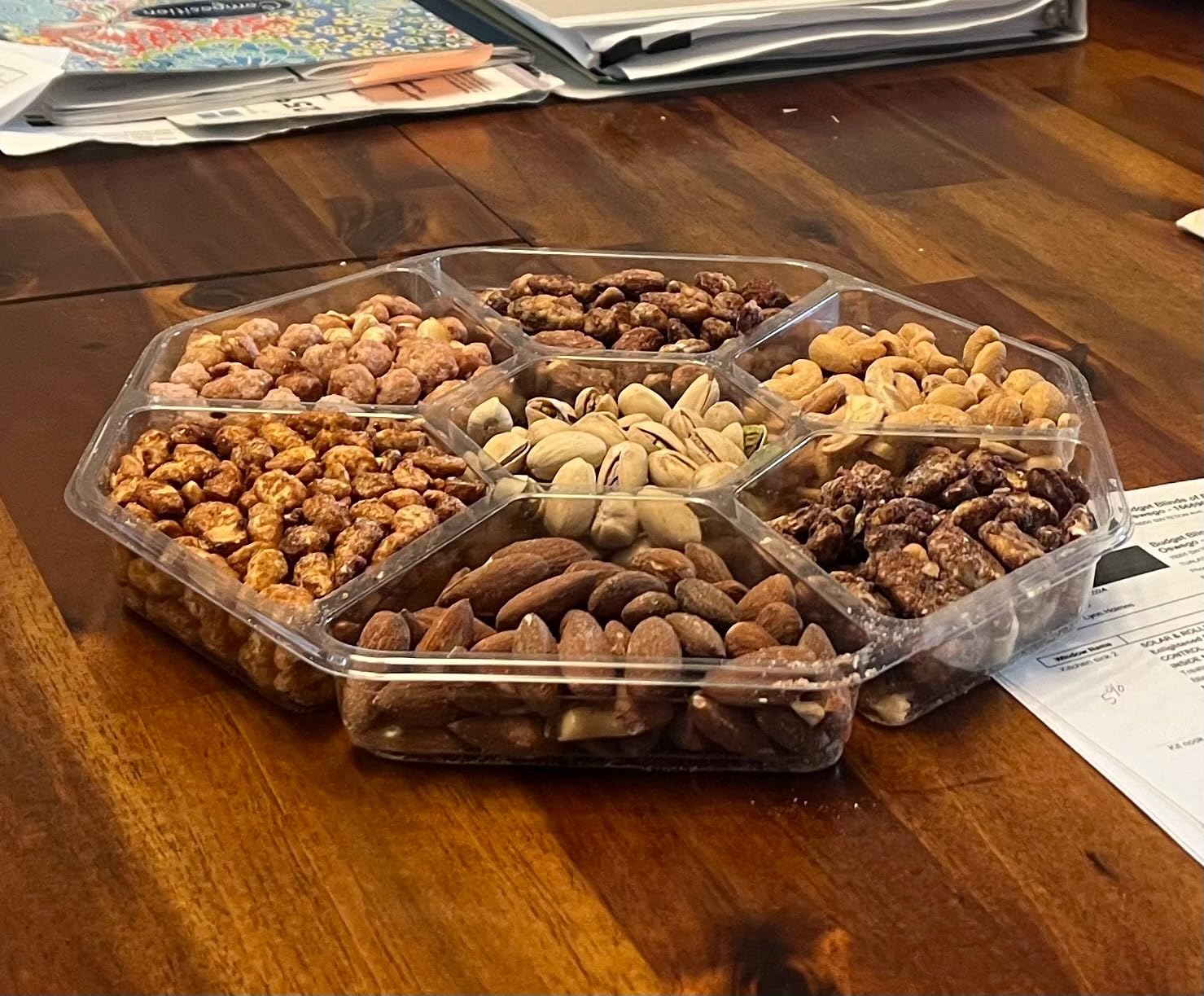 Holiday Nuts Gift Basket - Assortment of Sweet & Roasted Salted Gourmet Nuts - Food Gift Box for Dad, Him, Husband, Christmas, Father's Day, Mother's Day, Sympathy, Family, Men & Women customer photo 1