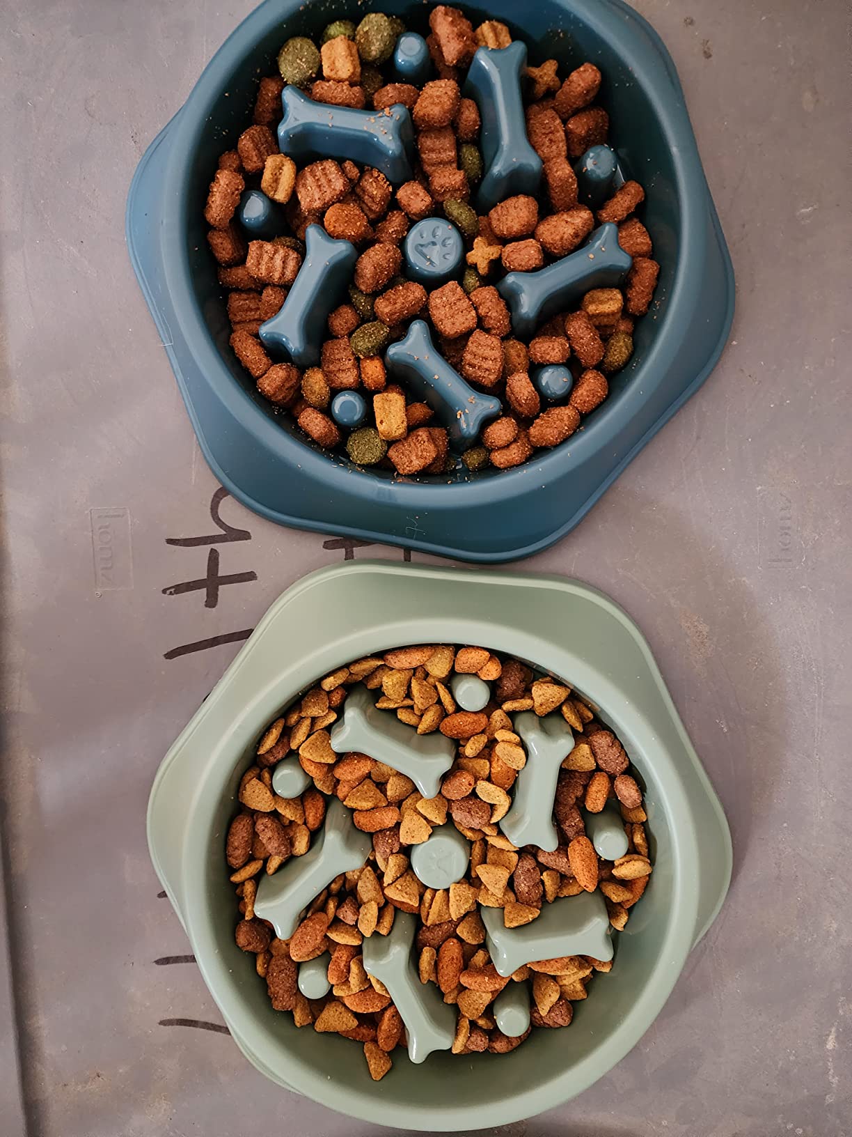 UPSKY Slow Feeder Dog Bowl Anti-Choking Slower Feeding Pet Puzzle Bowls, Interactive Bloat Stop Dog Food Dishes, Non-Slide, Slow-Eating Maze Design customer photo 1