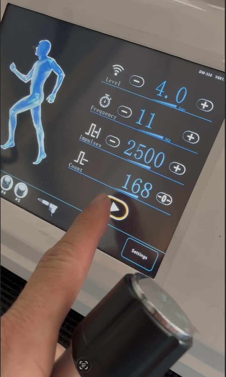 PerVita Medical Extracorporeal Shock Wave Therapy ESWT Machine for Joint and Muscle Pain Relief, Muscle and Bone Tissue Regeneration, Painless, Non-Invasive, No Side Effects, PSP20 customer photo 1