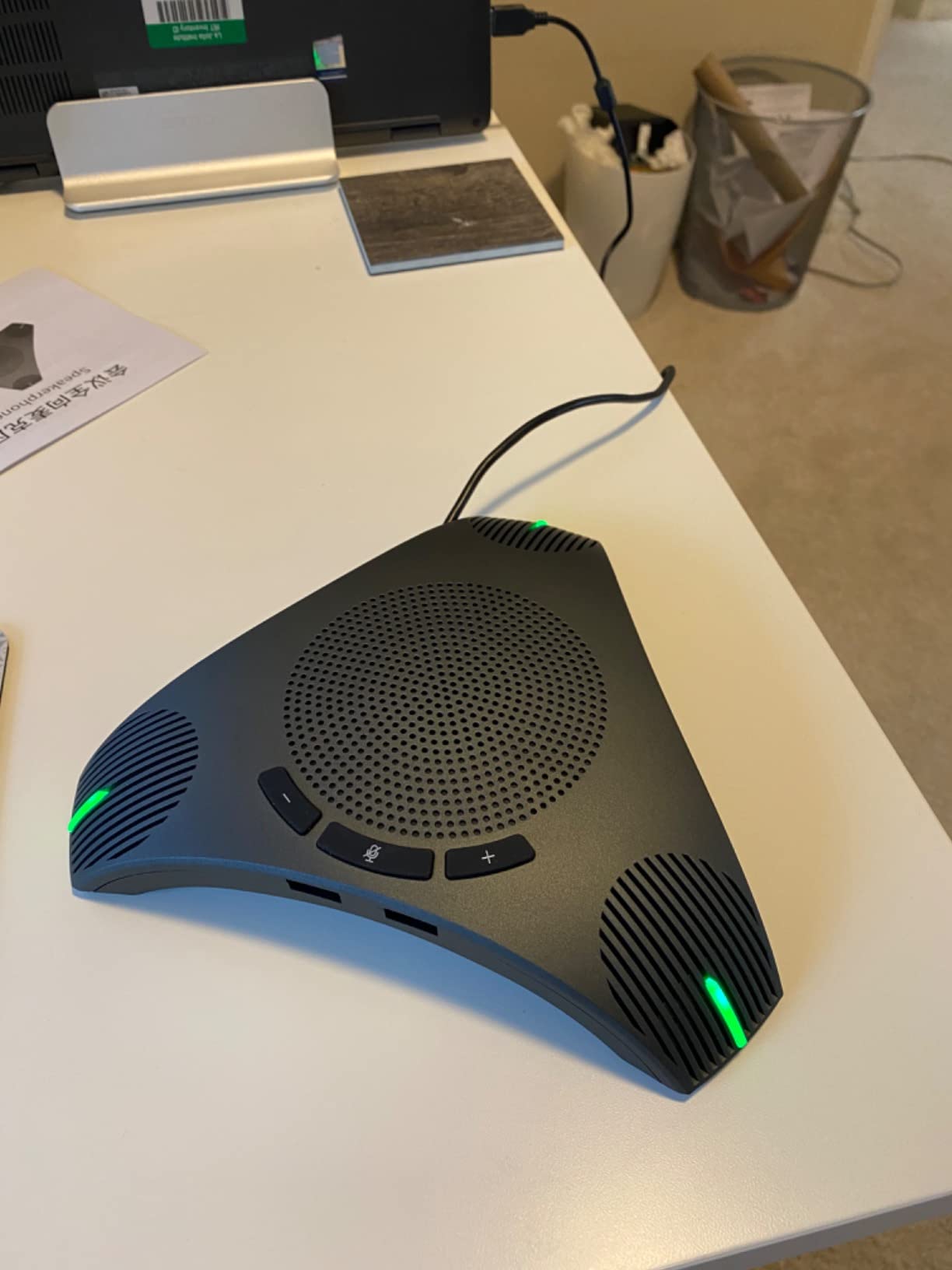Conference Speaker and Microphone, USB Speakerphone Microphone with USB Hub customer photo 2