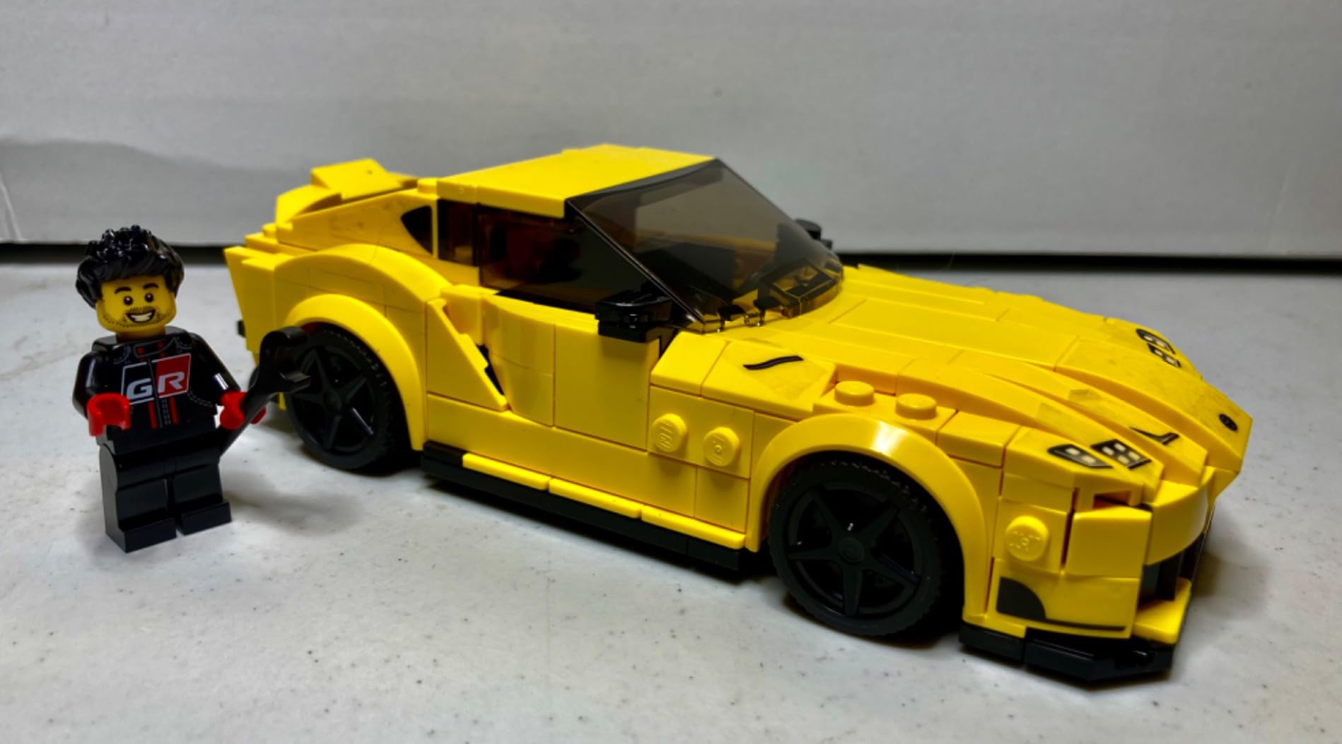 LEGO Speed Champions Toyota GR Supra 76901 Collectible Sports Car Toy Building Set with Racing Driver Minifigure customer photo 2