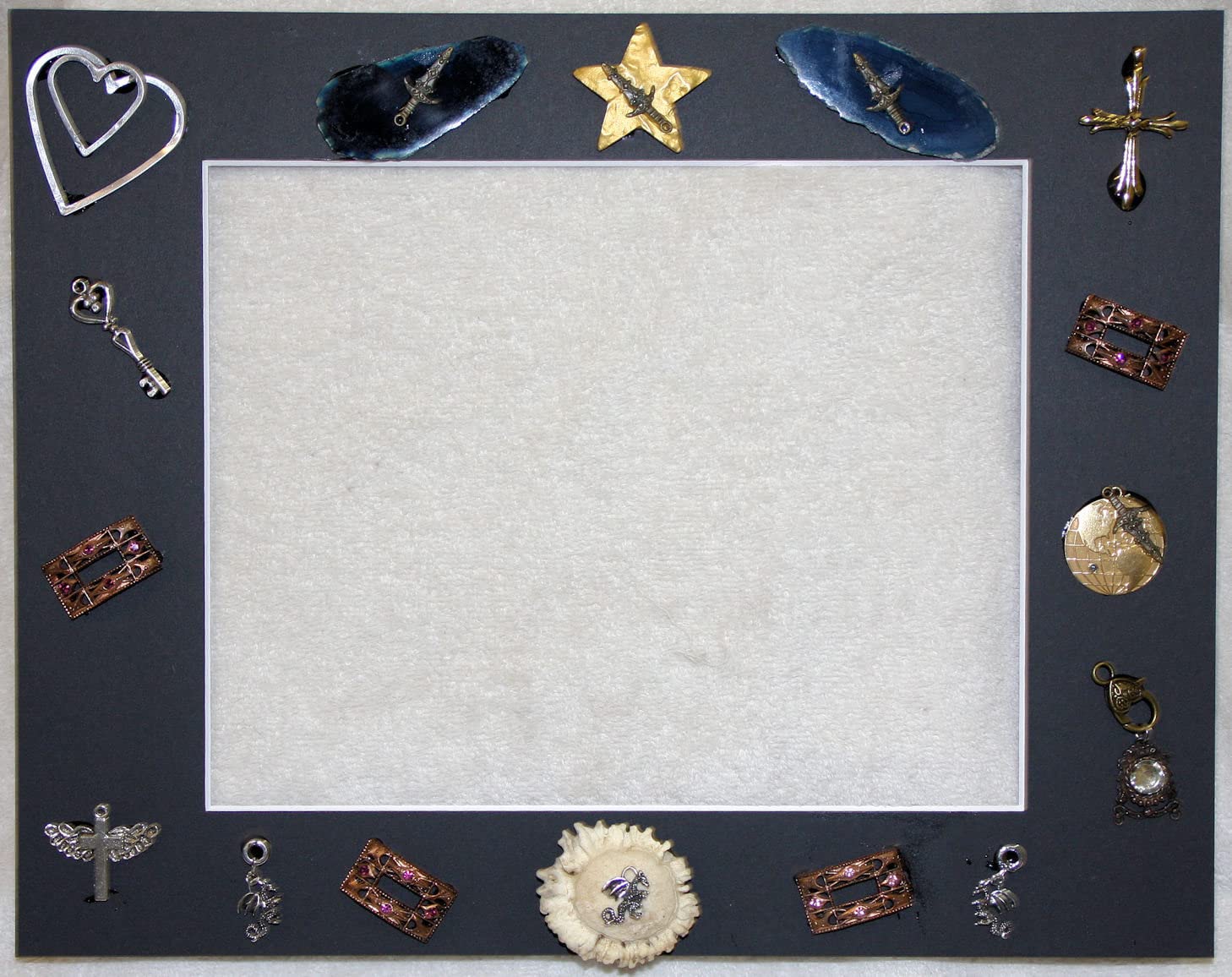 25 Pack Acid Free 11x14 Black Picture Mat Board Show Kit for 8x10 Photo | 4-Ply Beveled Pre-Cut Photo Mats with Backing Board and Plastic Clear Bags customer photo 1