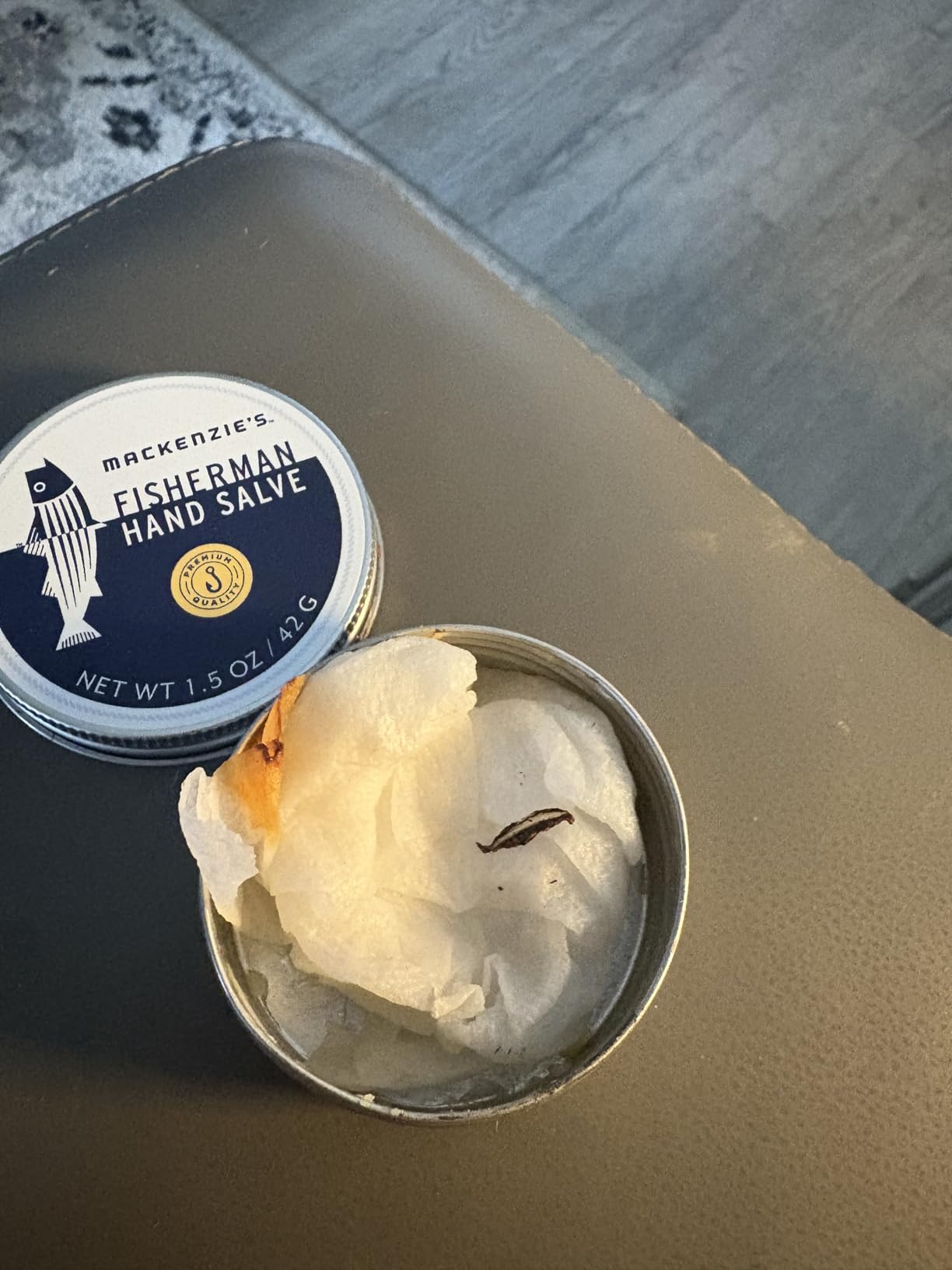 MacKenzie's Fisherman Hand Salve - Hand Repair - Moisturizer - Hand Balm | Gifts for Fishermen, Gifts for Men, Hand Repair, Natural Skin Moisturizer, Travel Friendly, Proudly Made in the USA customer photo 1