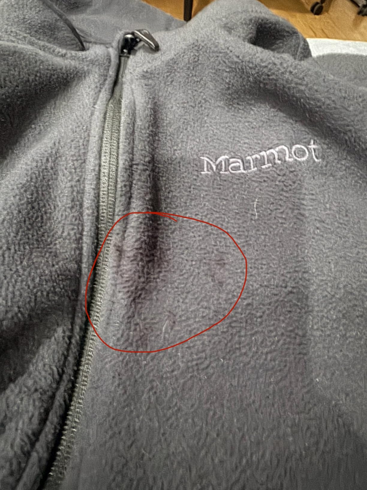 Marmot Men's Rocklin Full-Zip Jacket - Classic, Warm, Lightweight 100-Weight Fleece Layer customer photo 2