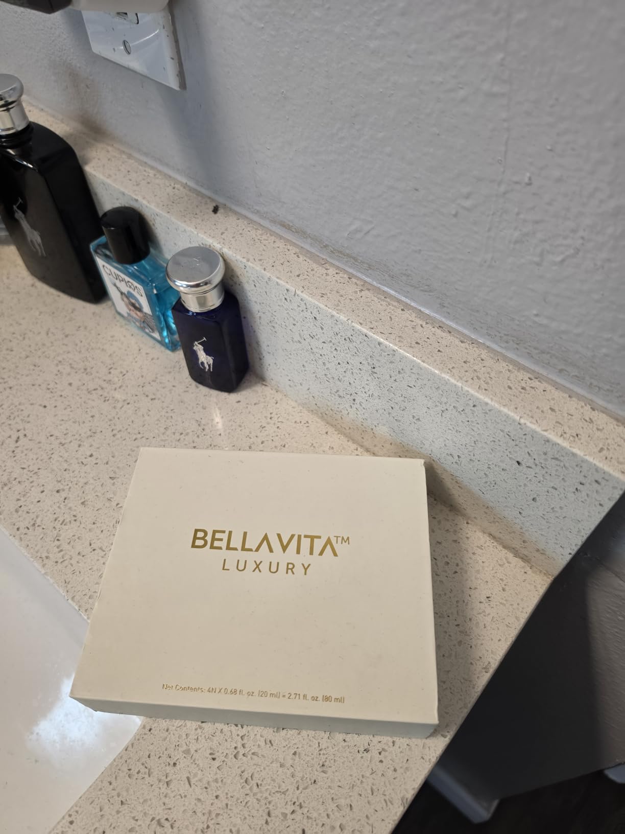 Bella Vita Organic Man Luxury Perfume Gift Set 4x20 ML for Men with Dominus, Oud, CEO, Impact Perfume|Woody, Citrusy Long Lasting EDP & EDC Fragrance Scent |80 ML customer photo 1