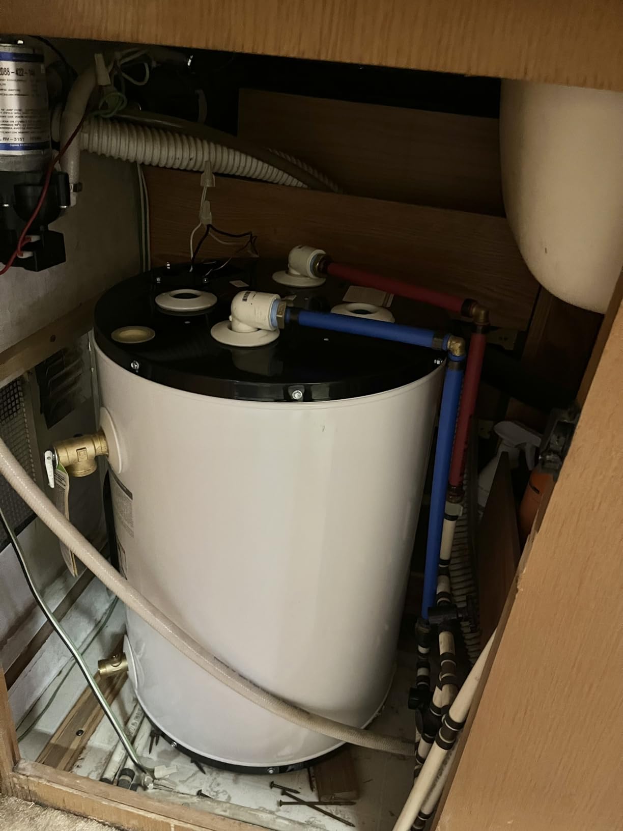 12 Gallon, 120V - Ariston Electric Water Heater - Compact Point of Use Tank for RV, Camper, Small Spaces customer photo 2