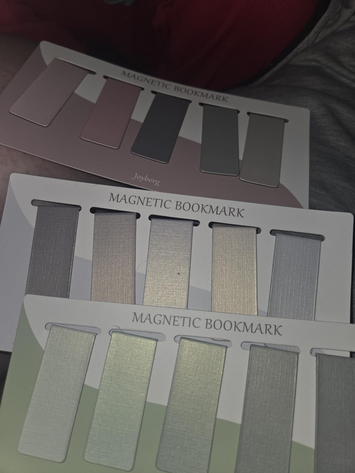 15 Pieces Bookmark, Magnetic Bookmarks for Women, Men, Book Lovers, Page Markers for Students Teachers Reading (Misty, Ocean, Emerald) customer photo 2