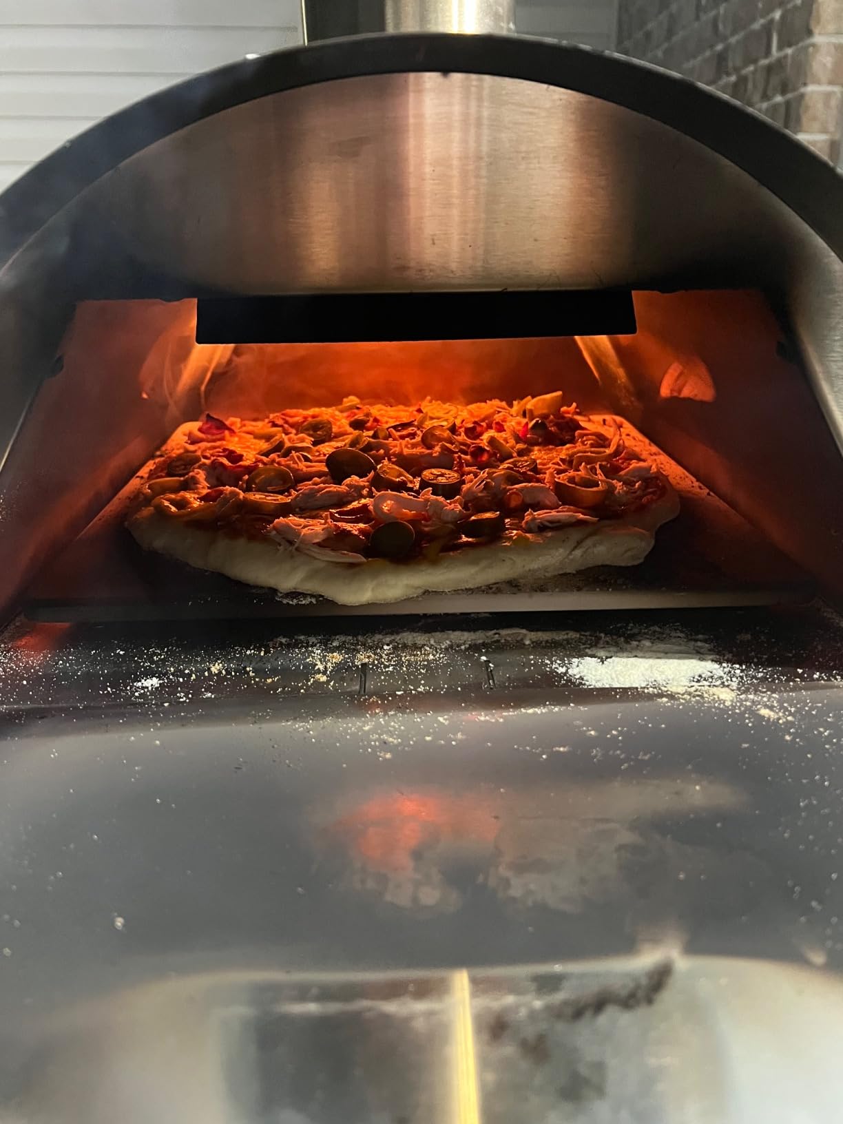 Pellethead Portable Wood-Fired Pizza Oven Kit, 800F, 13