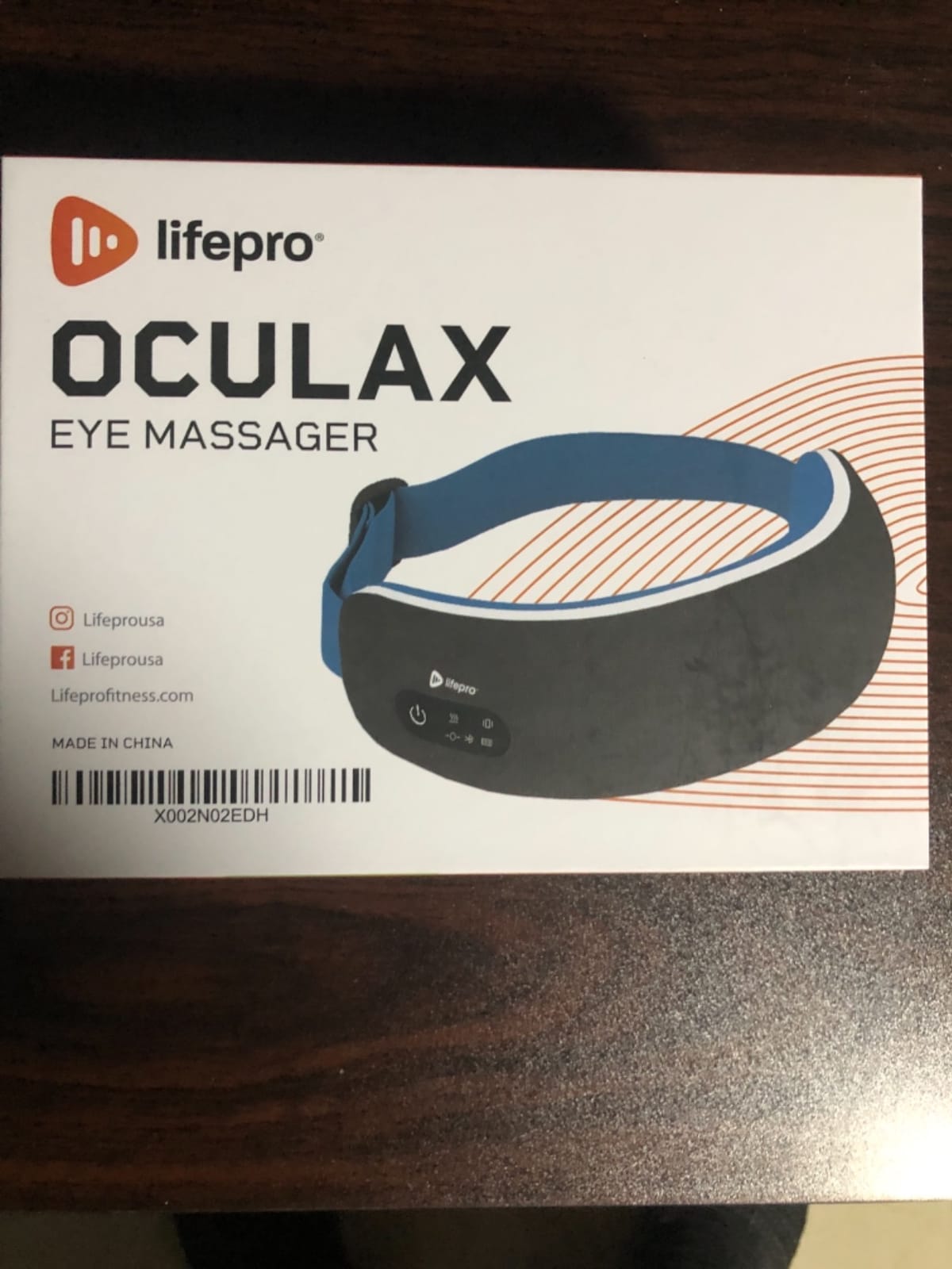 LifePro Oculax Portable Eye Massager with Heat and Vibration | 4 Soothing Modes - Compression Massage Support Reduce Puffy & Dry Eyes - Rechargeable Heated Migraine Mask Bluetooth Music customer photo 1