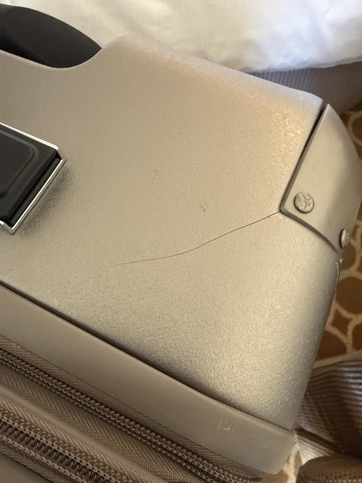 Travelpro Platinum Elite Hardside Checked Luggage, Sand, 25-Inch customer photo 2