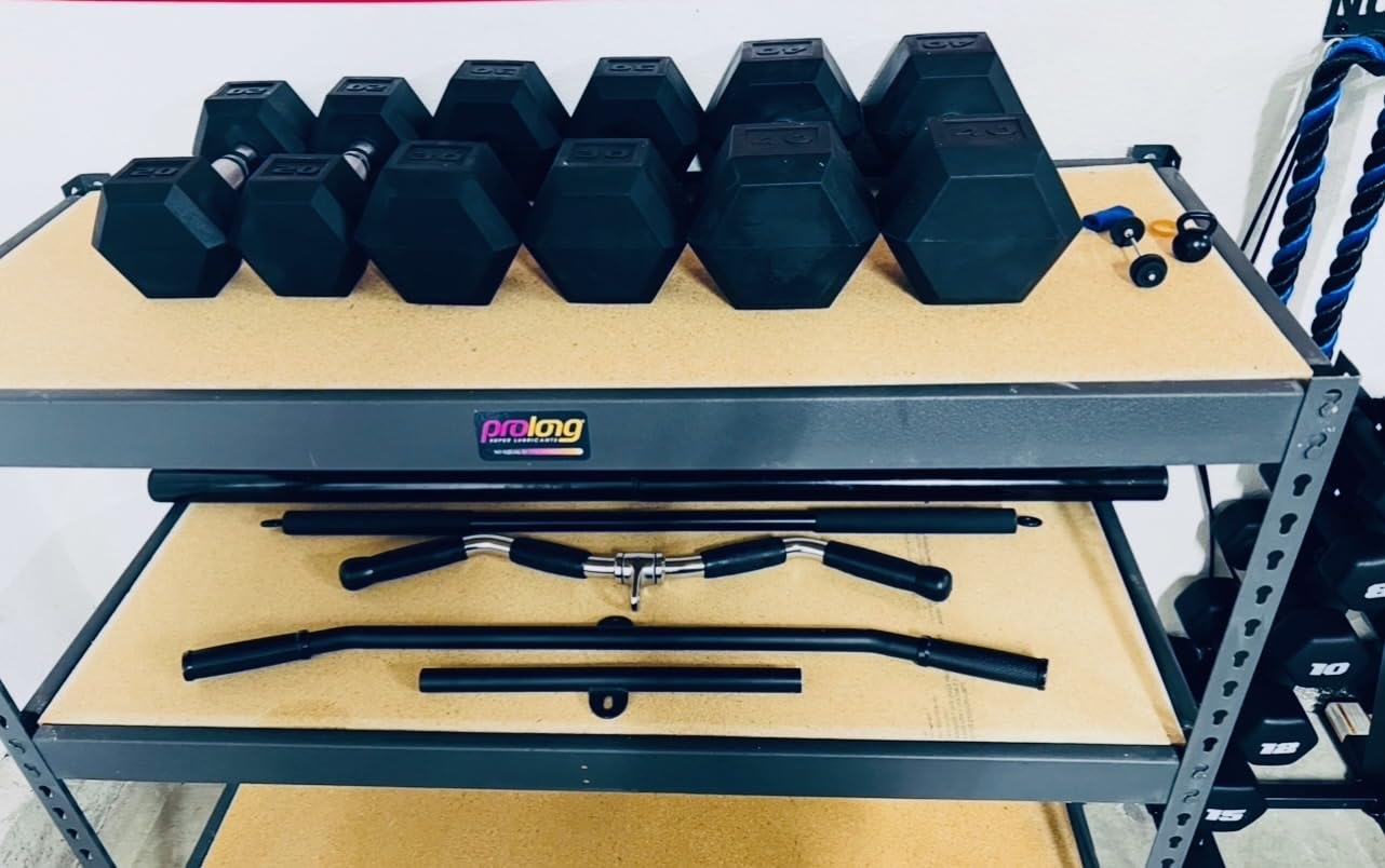CAP Rubber Coated Dumbbell Weights, Free Weights for Home Gym Strength Training, Anti-Roll Hex Dumbbells with Black, Chrome & Comfort Grip Handles, Singles customer photo 1