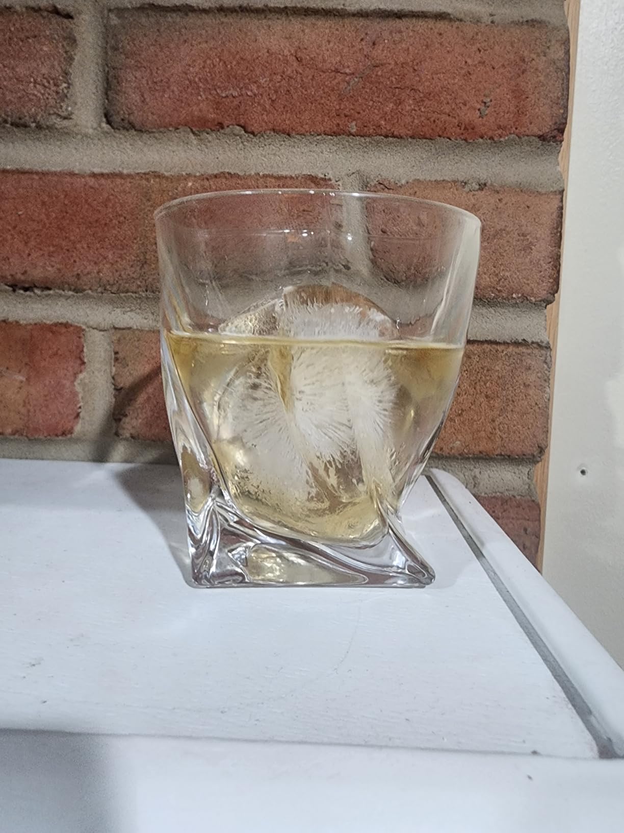Whiskey Rocks Glass, Set of 4 (2 Crystal Bourbon Glasses, 2 Round Big Ice Ball Molds) In Gift Box - 11 Oz Old Fashioned Glasses for Scotch Cocktail Rum Cognac Vodka Liquor, Unique Gifts for Men customer photo 2