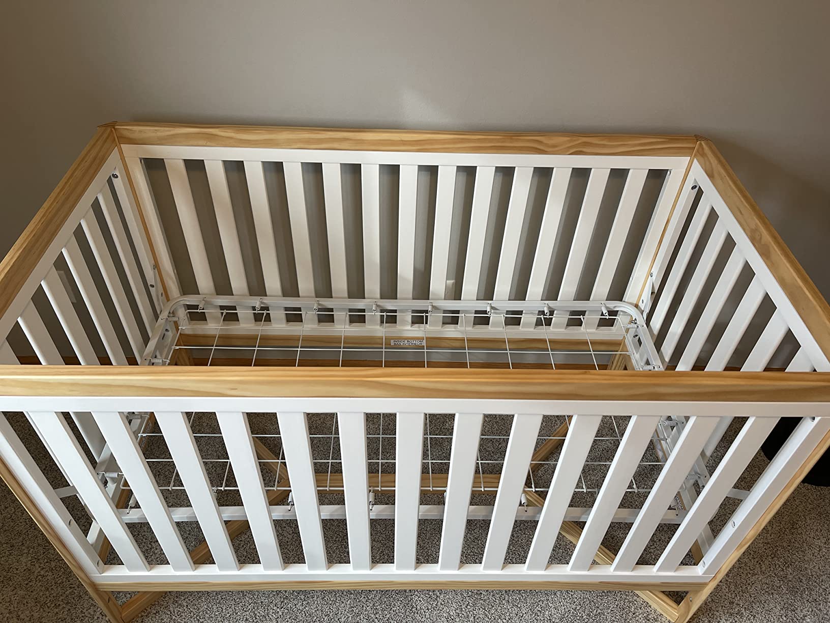 Delta Children Tribeca 4-in-1 Baby Convertible Crib, Bianca White/Natural customer photo 2