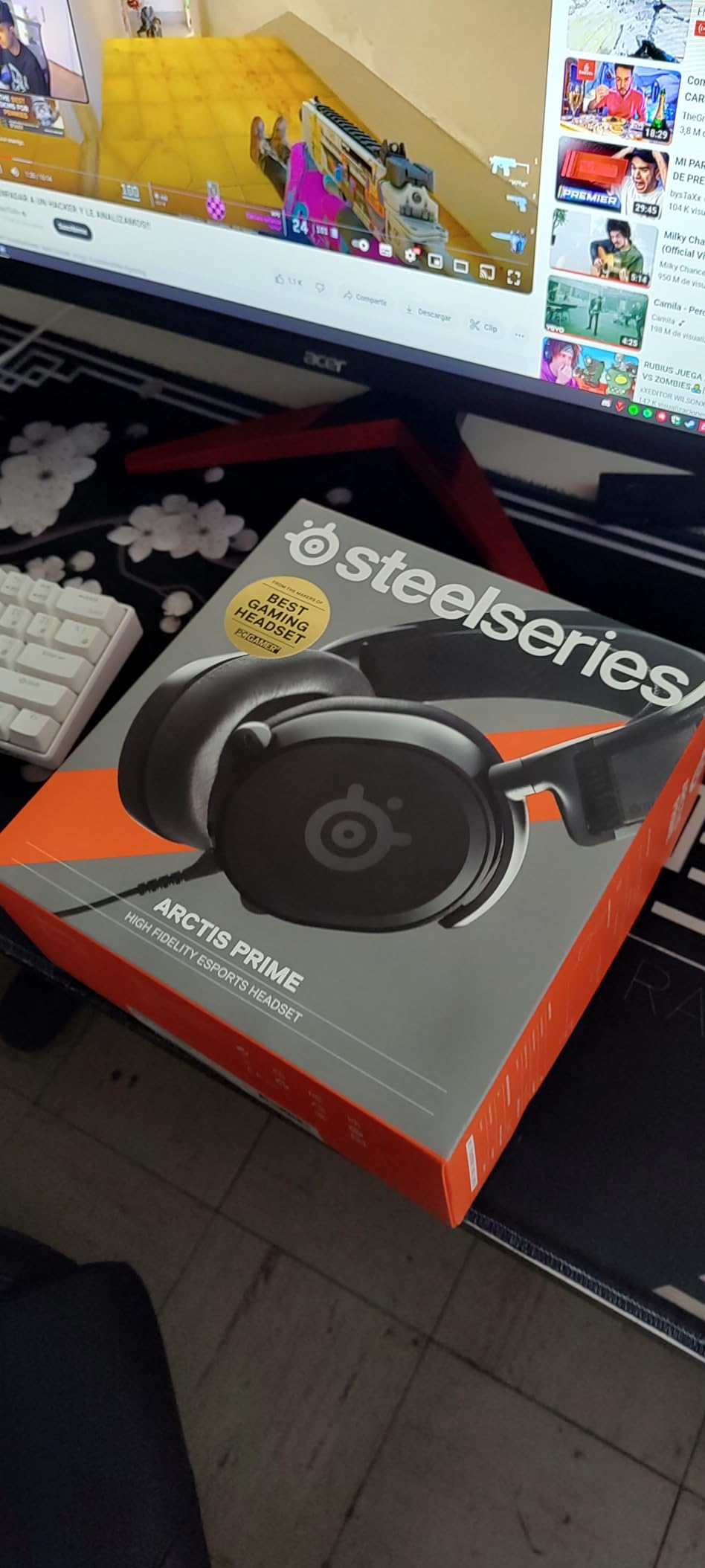 Arctis Prime - Competitive Gaming Headset - High Fidelity Audio Drivers - Multiplatform Compatibility, Black customer photo 2