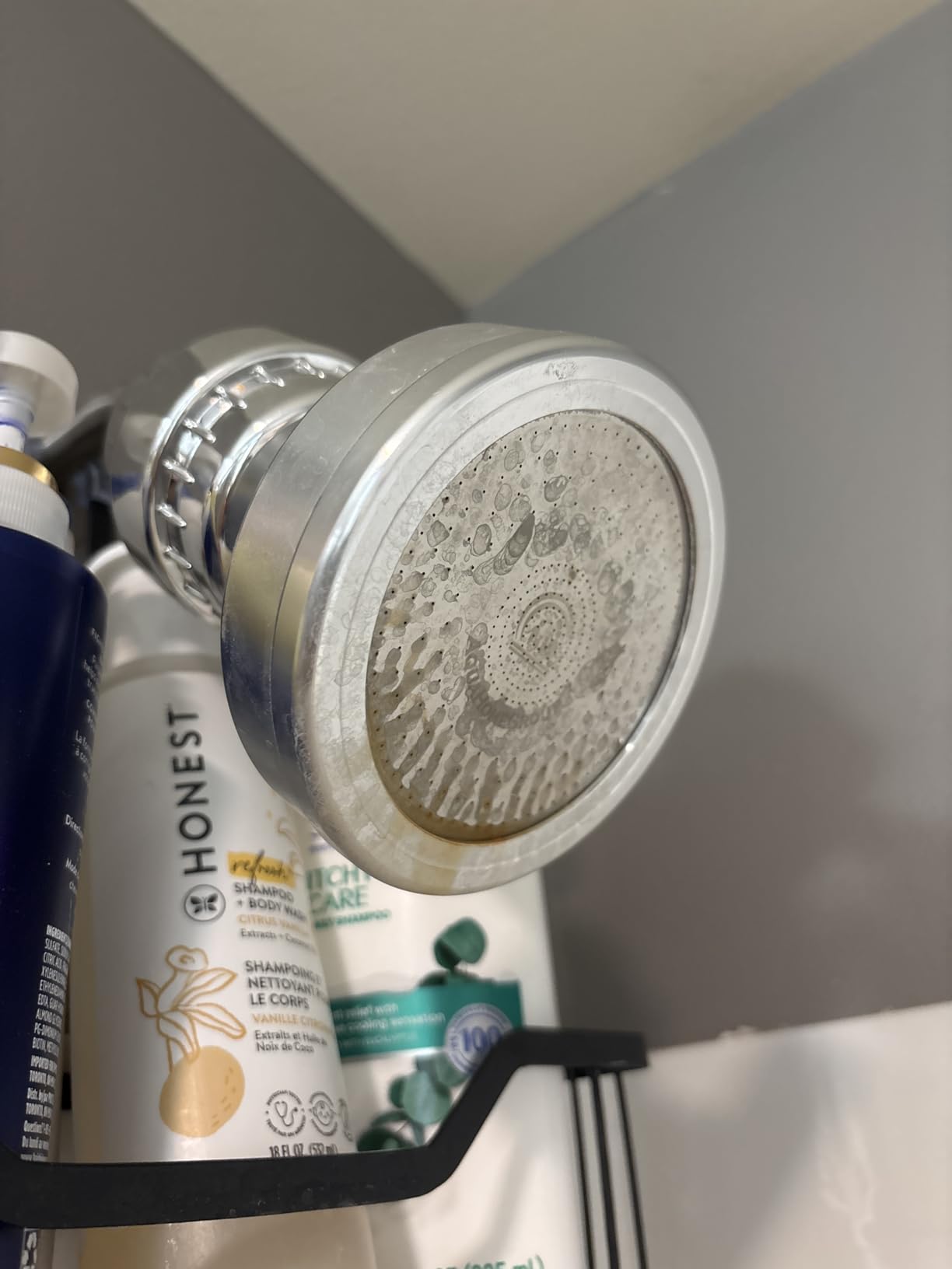 AquaHomeGroup Filtered Shower Head, 20+3 Stage, Reduces Chlorine, Chrome | Shower filter 20+3 stage, reduces chlorine and odor, high output, wall-mount, chrome finish, stainless steel customer photo 2
