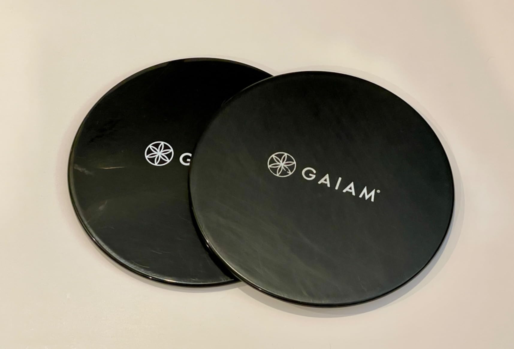 Gaiam Core Sliding Discs - Dual Sided Workout Sliders for Carpet & Hardwood Floor customer photo 1