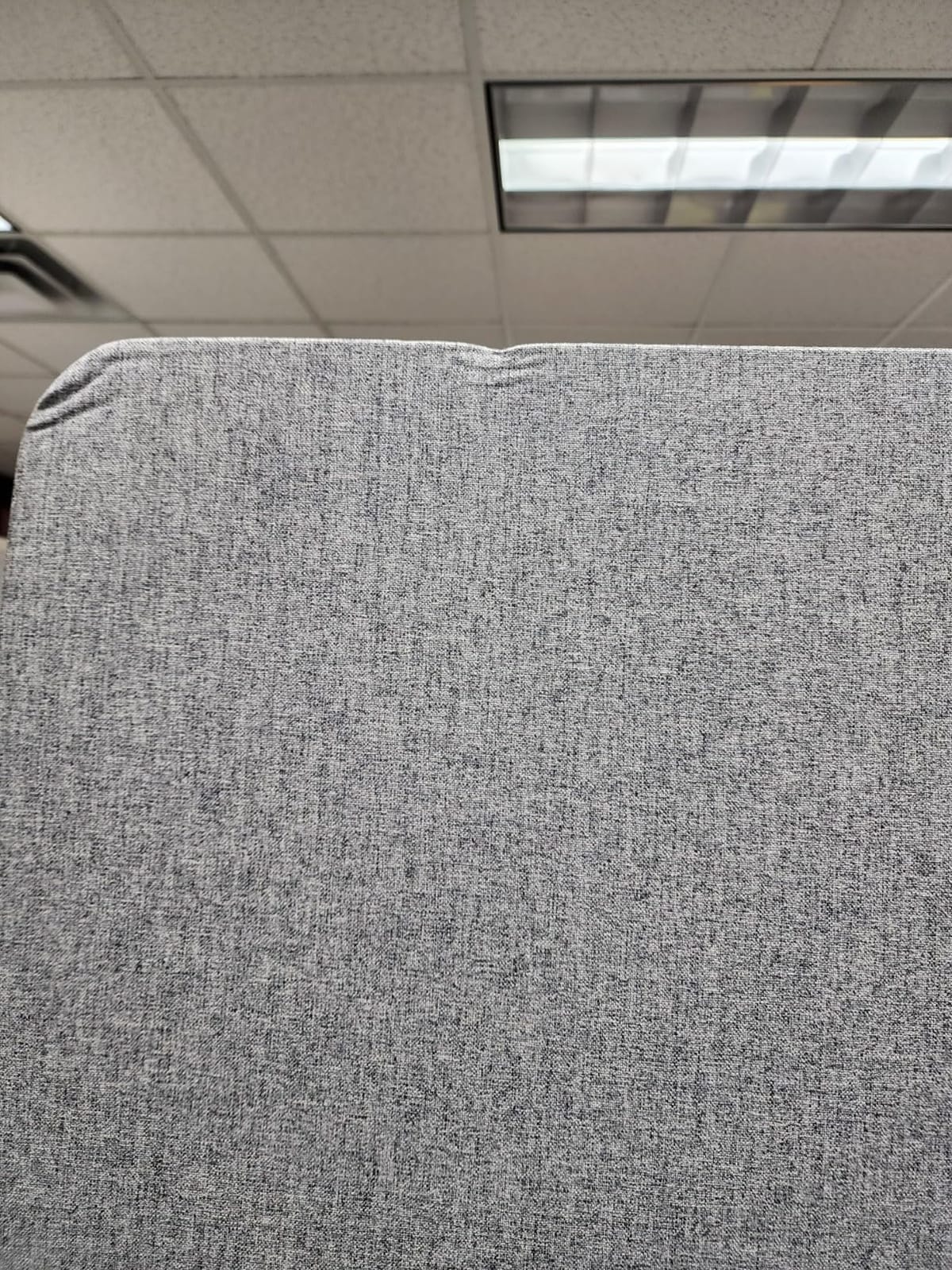 VIVO Gray Freestanding 24 x 66 inch Privacy Panel, PP-1-T024G | Cubicle Divider, Acoustic Wall Partition, Single 24 inch Panel with 2-Sided Zipper Attachment System customer photo 2
